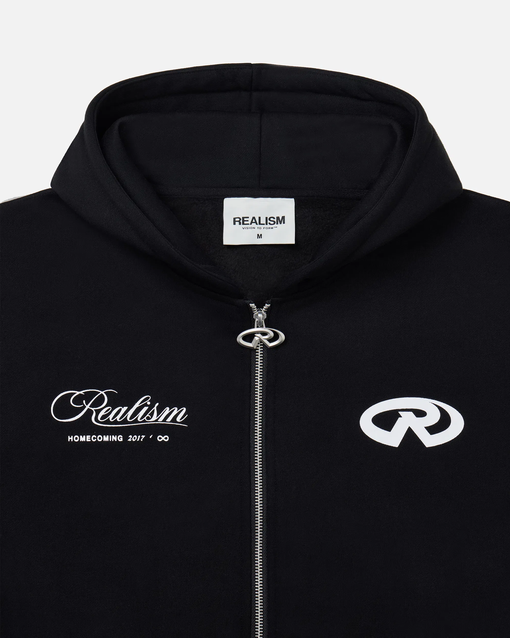Realism SSS REALISM HOMECOMING ZIP HOODIE V2 BLACK