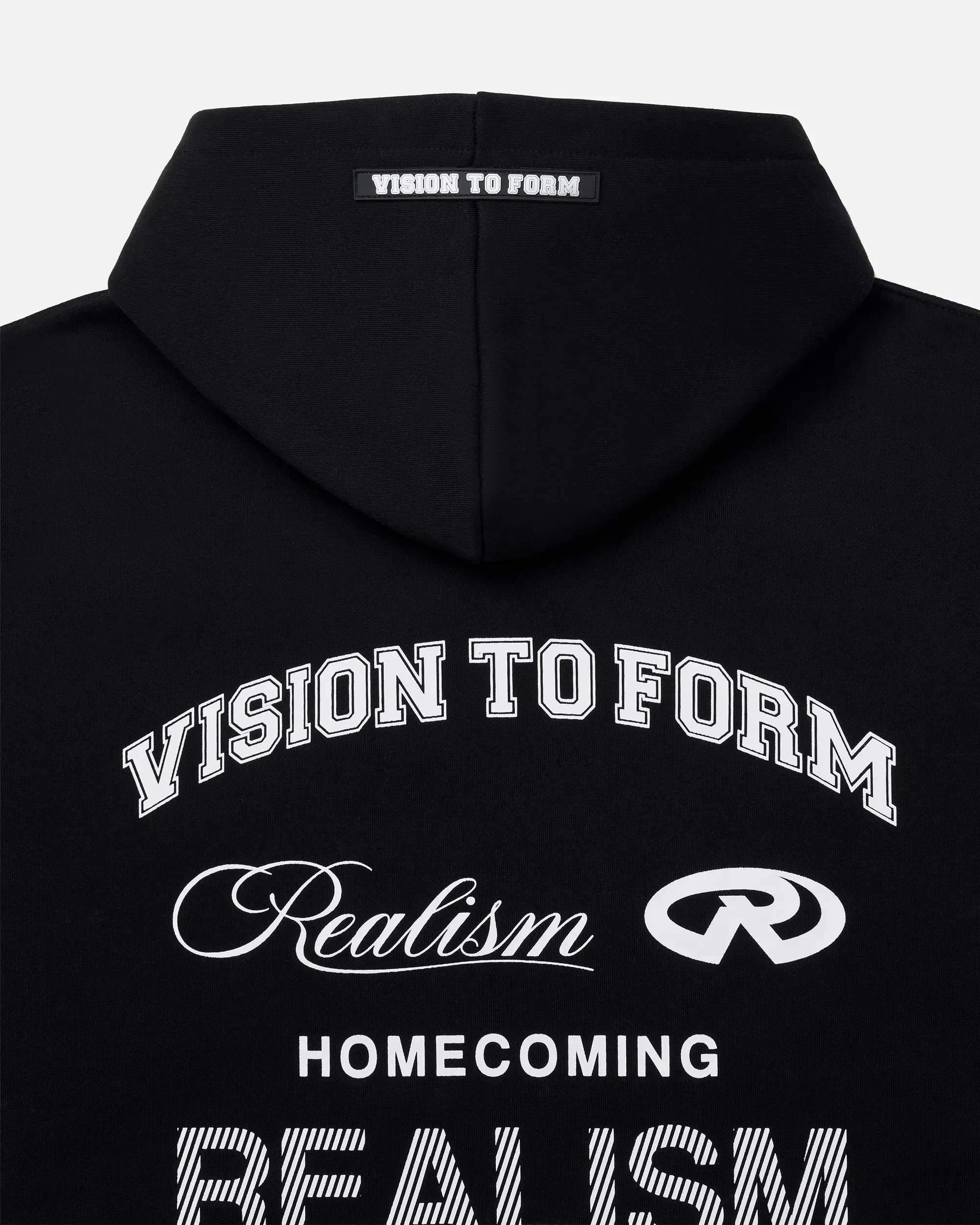 Realism SSS REALISM HOMECOMING ZIP HOODIE V2 BLACK