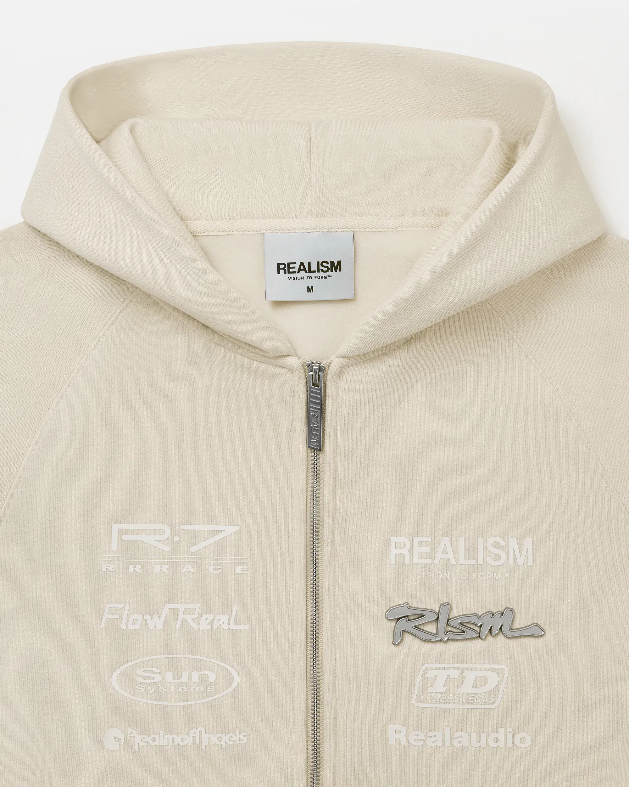 Realism SSS REALISM R SPEED ZIP HOODIE WASHED TAUPE