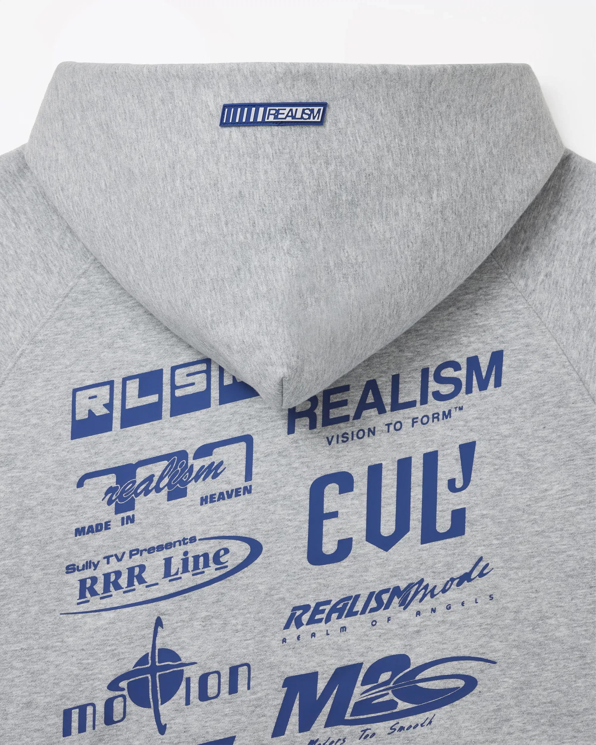 Realism SSS REALISM R-LINE ZIP HOODIE GREY MARLE