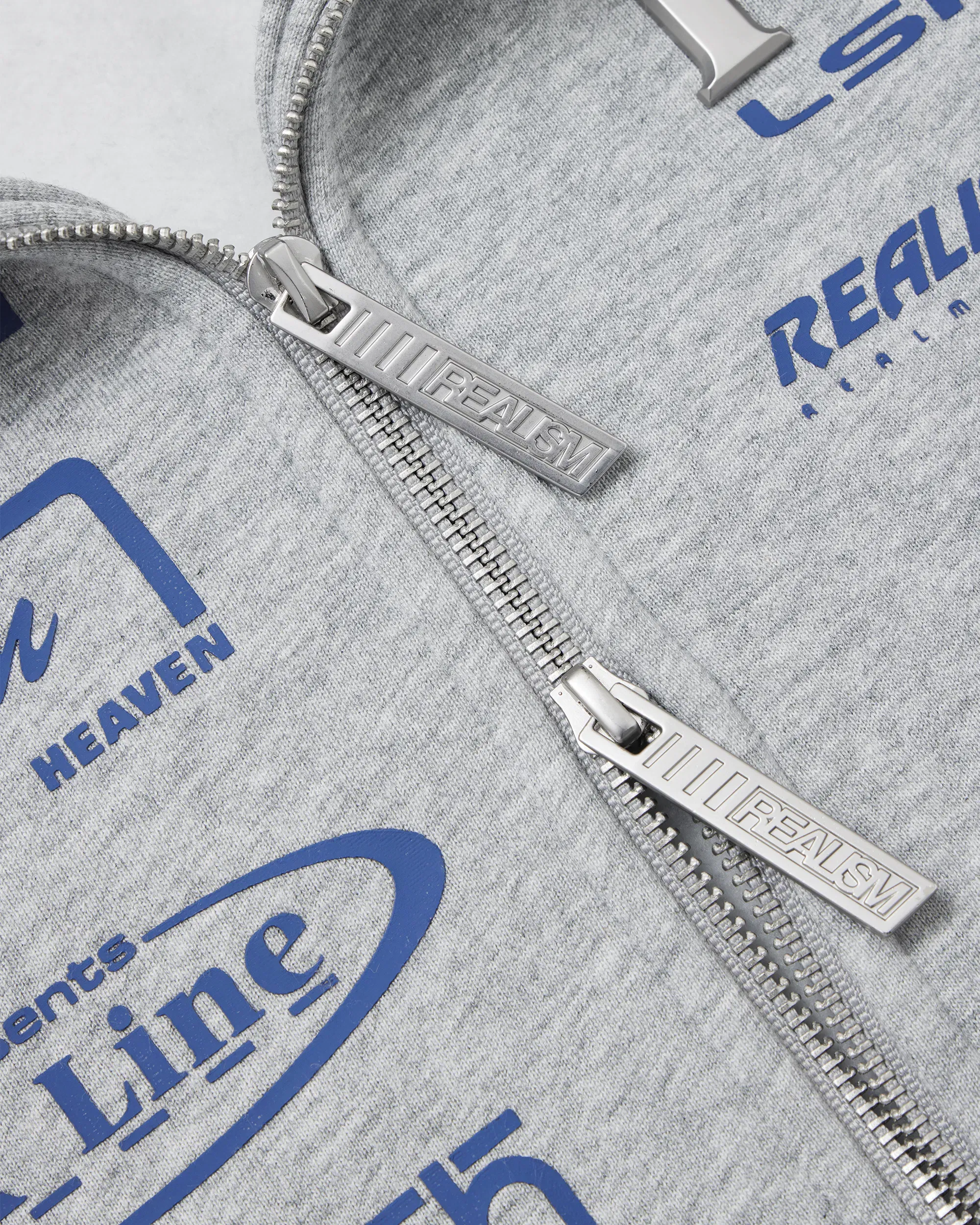 Realism SSS REALISM R-LINE ZIP HOODIE GREY MARLE