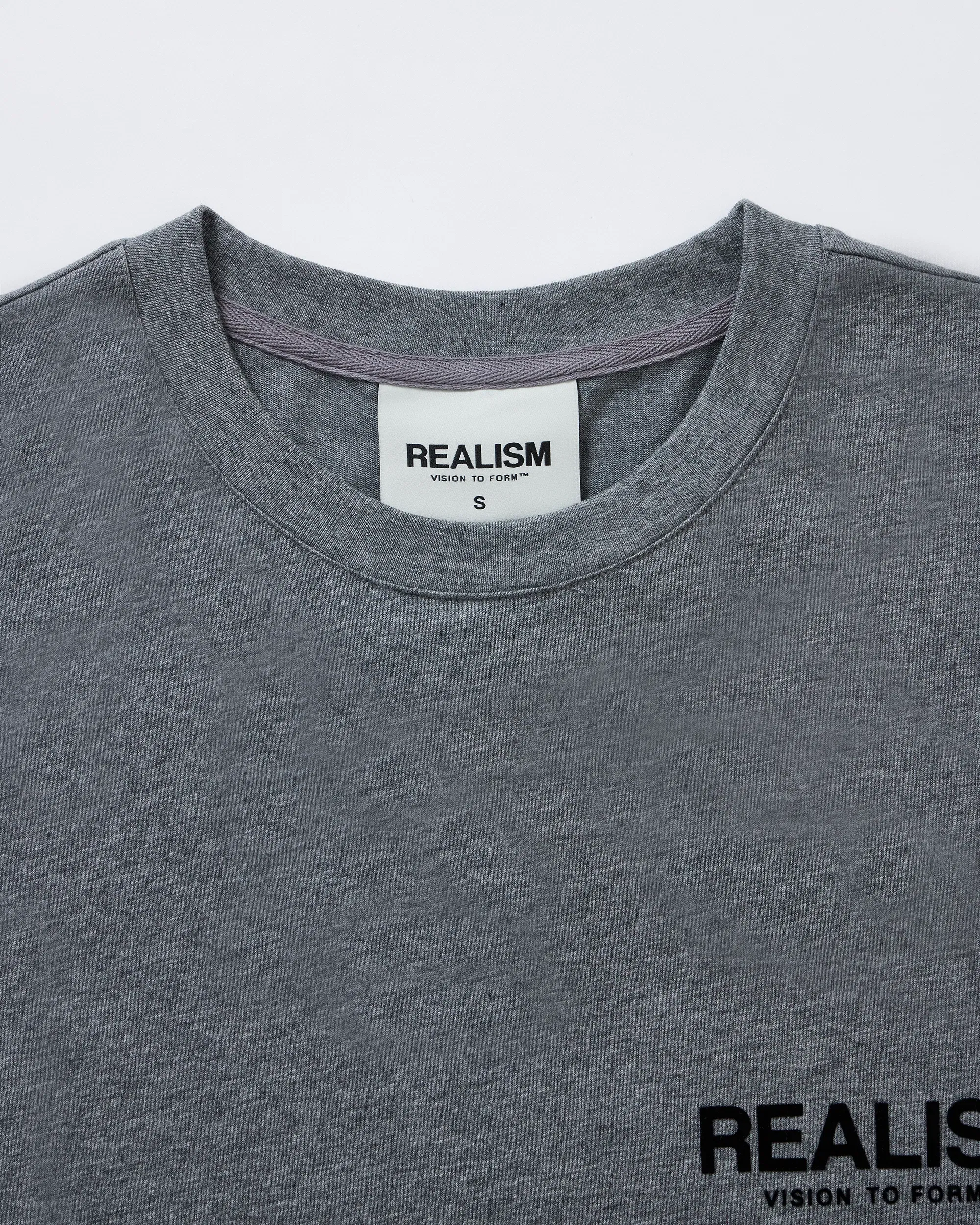 Realism SSS REALISM VISION LOGO TEE DARK HEATHER