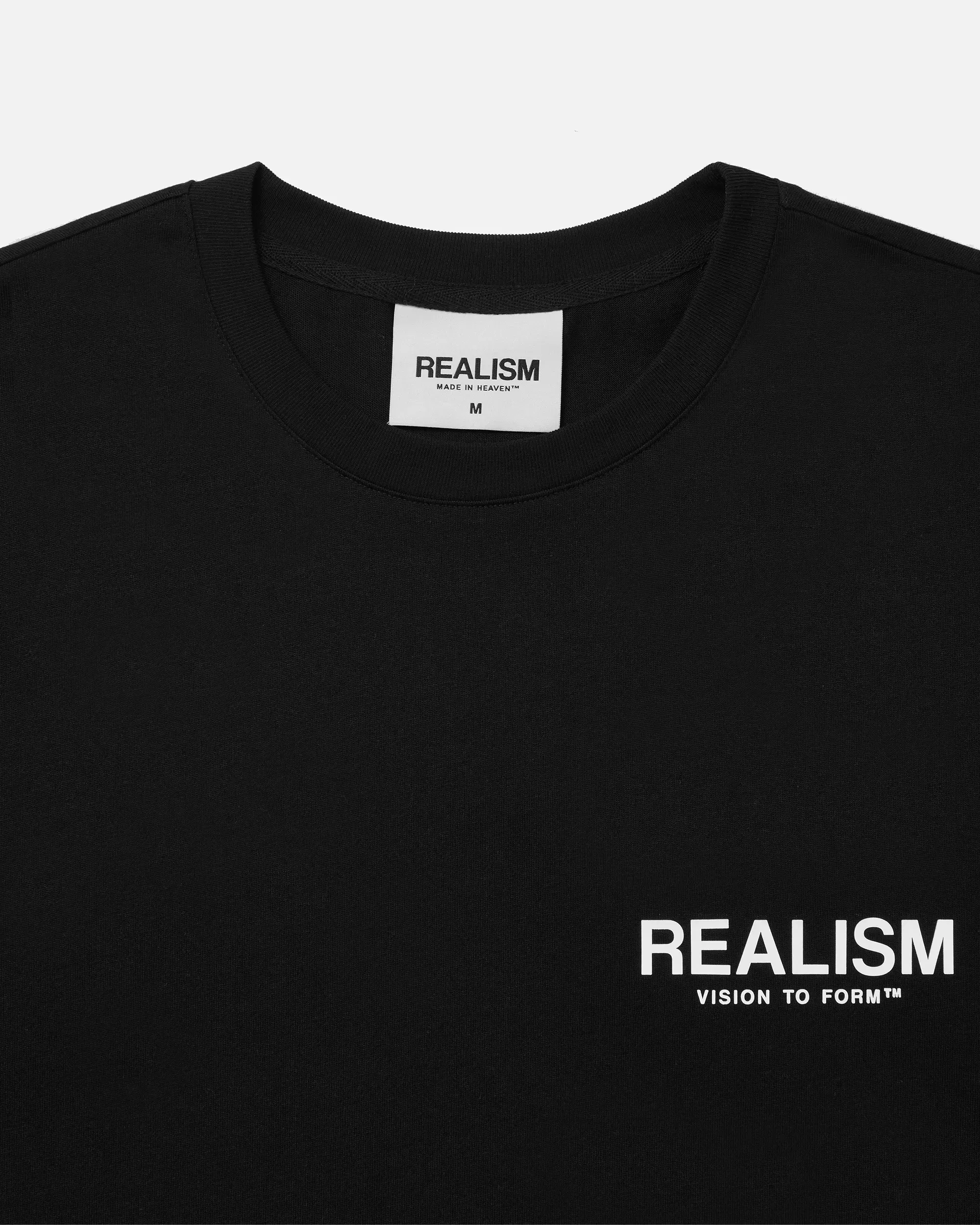 Realism SSS REALISM VISION LOGO TEE JET BLACK