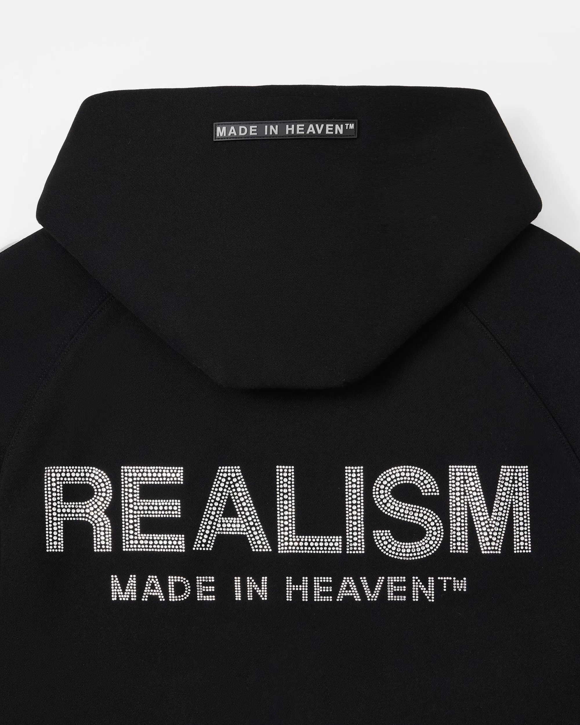 Realism SSS REALISM GLIMMER LOGO ZIP HOODIE V2 BLACK