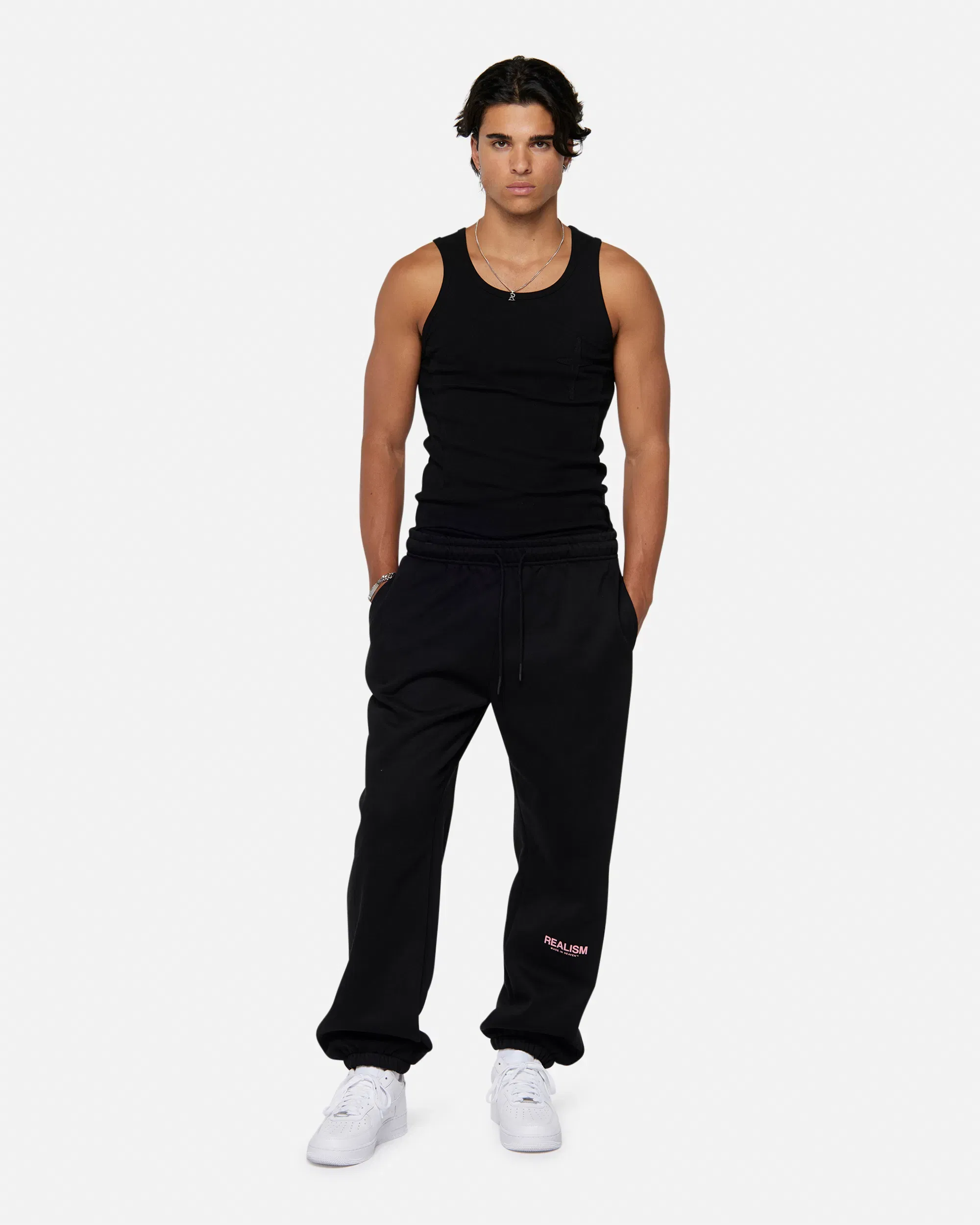 Realism SSS REALISM COURT BOXY SWEATPANTS MIDNIGHT PEACH