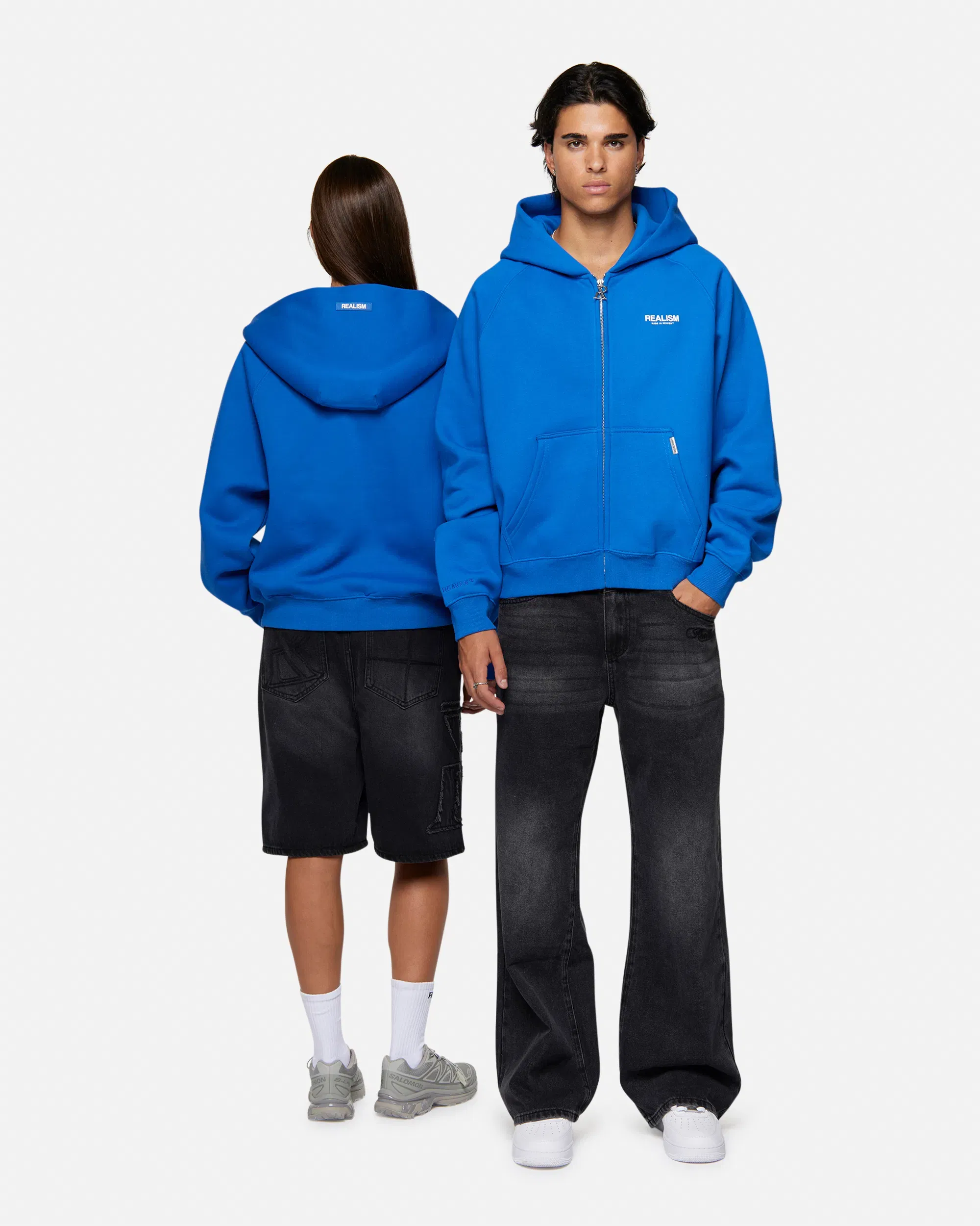 Realism SSS REALISM STUDIO ZIP HOODIE AZURE