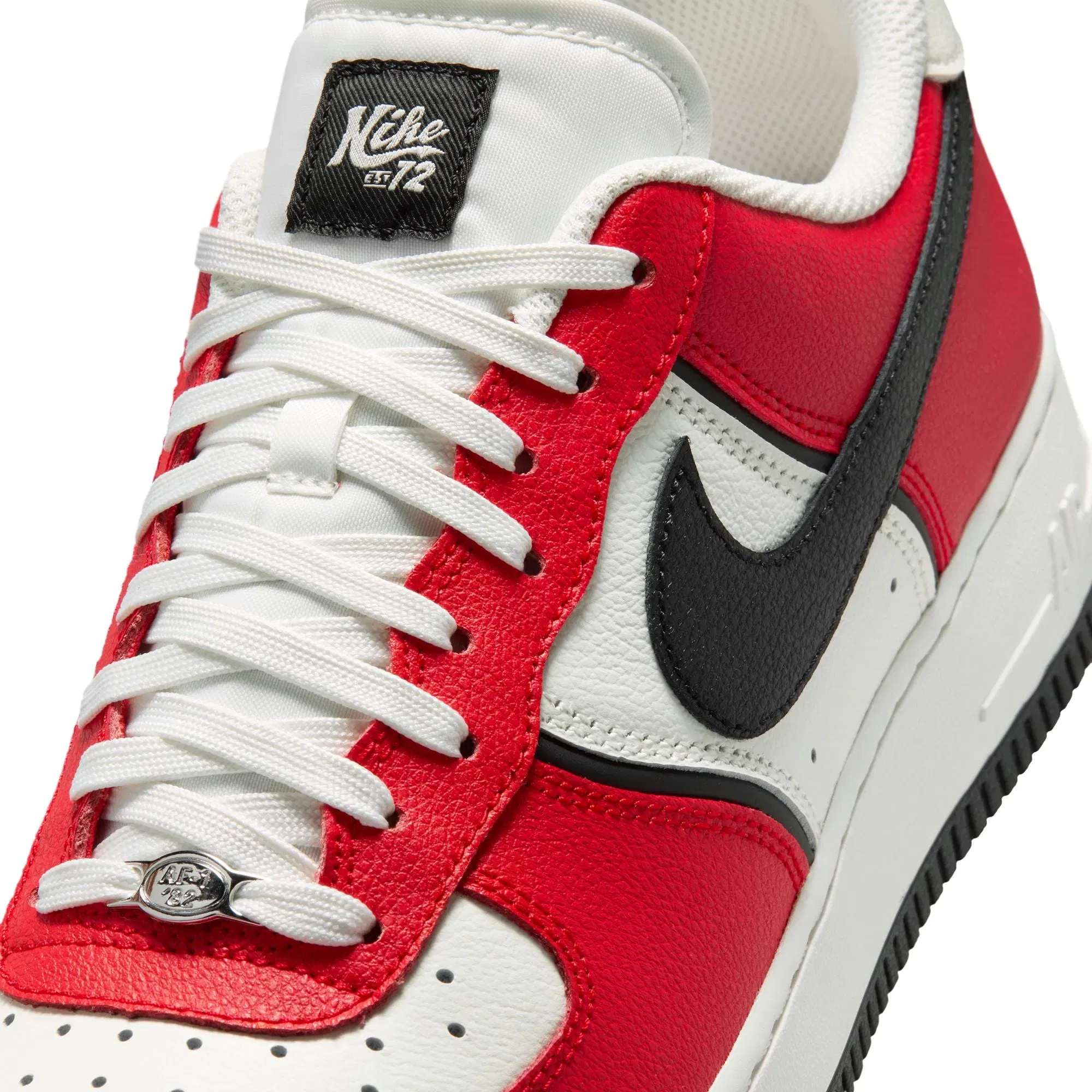 Nike Air Force 1 '07 LV8 Mens Shoes Color: University Red/Black/Sail Style: IM5752-600