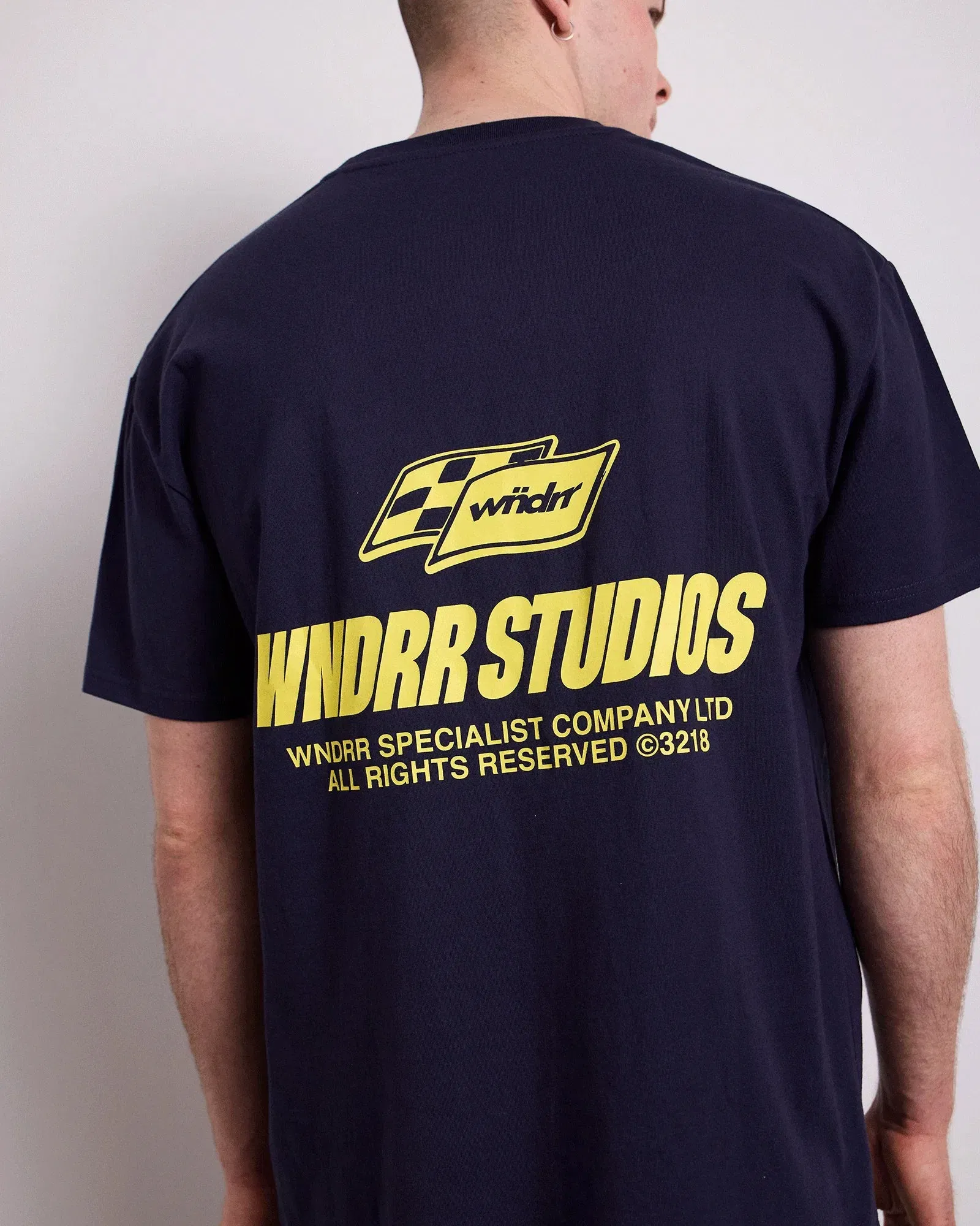 WNDRR Apex Box Fit Tee (Navy)