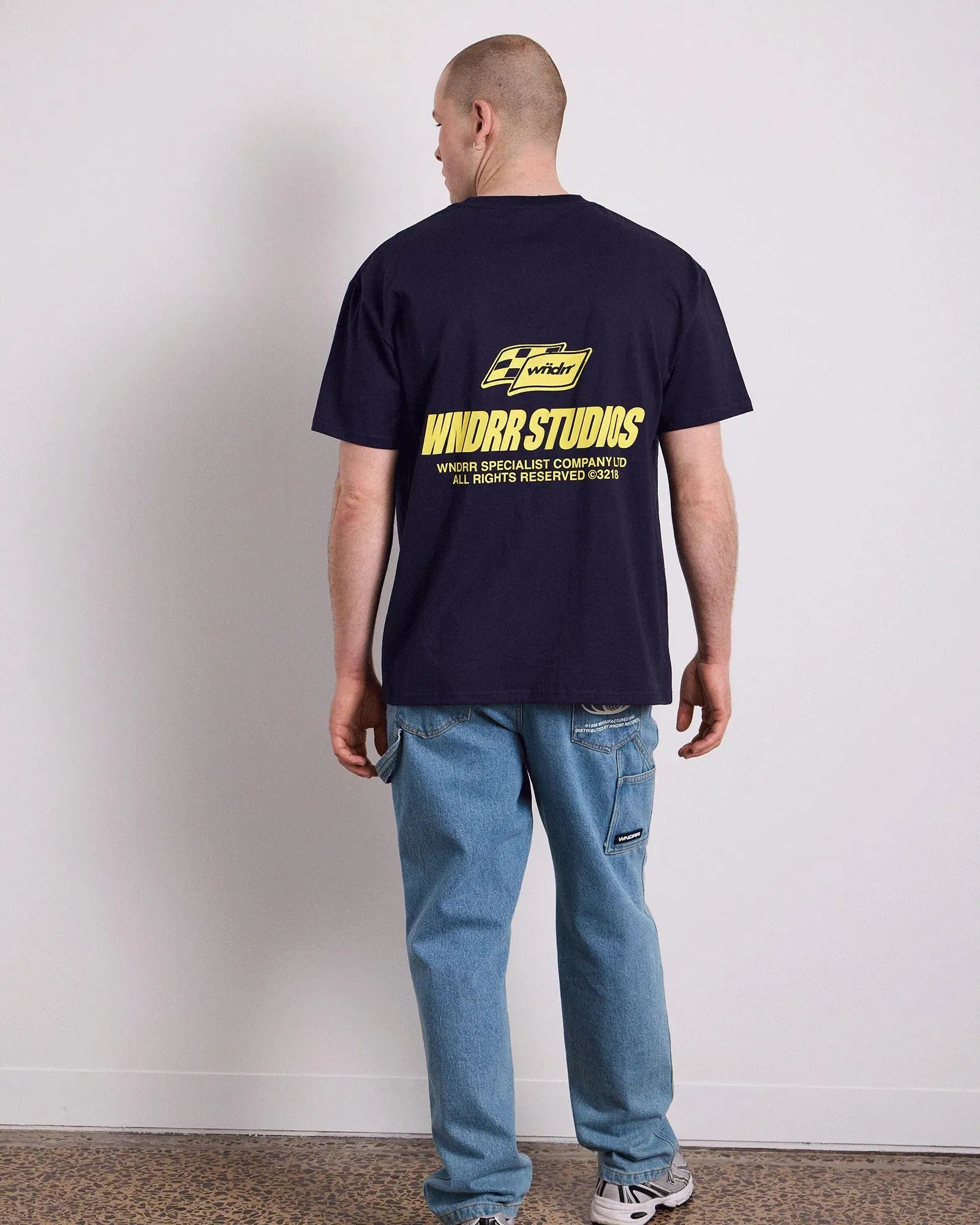 WNDRR Apex Box Fit Tee (Navy)