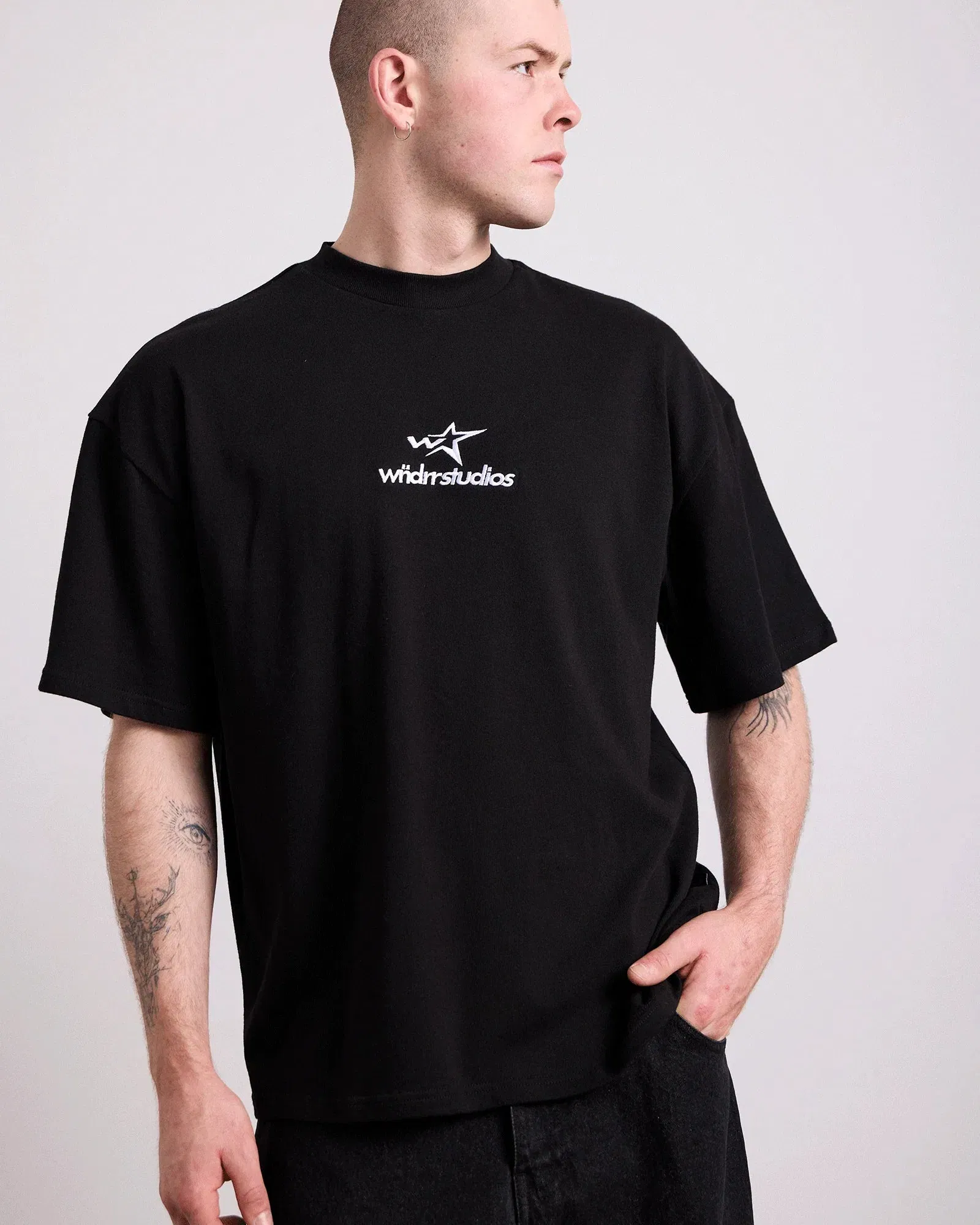 WNDRR Stxrhaus Heavy Weight Tee (Black)
