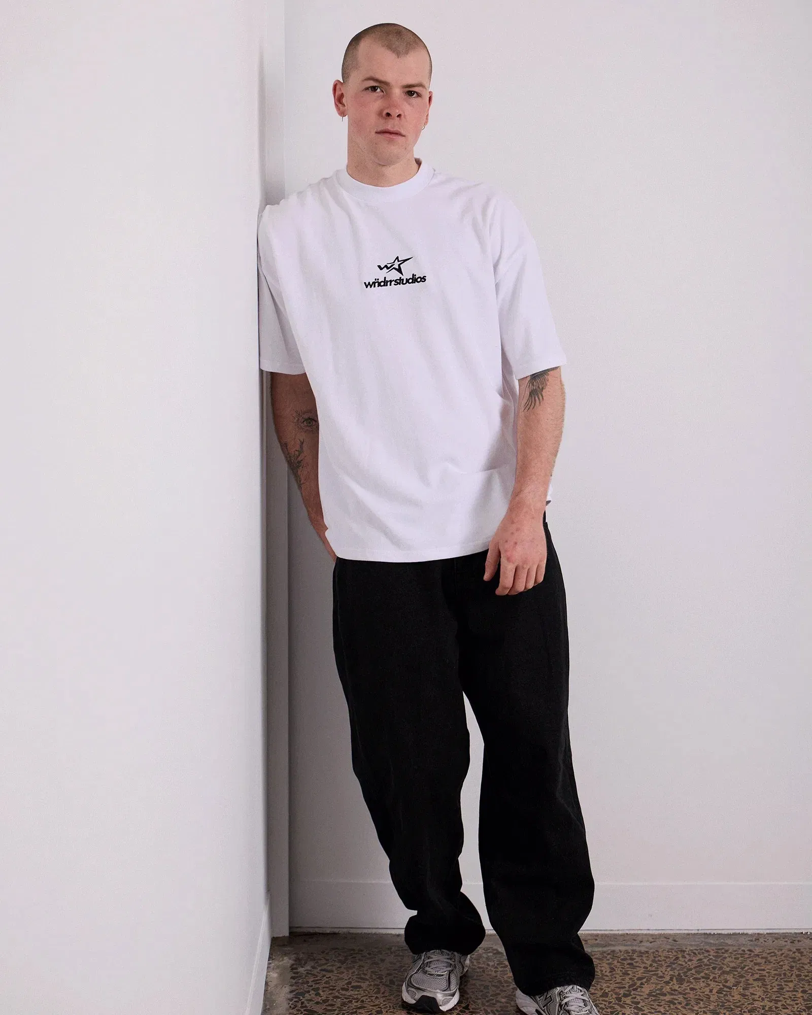 WNDRR Stxrhaus Heavy Weight Tee (White)