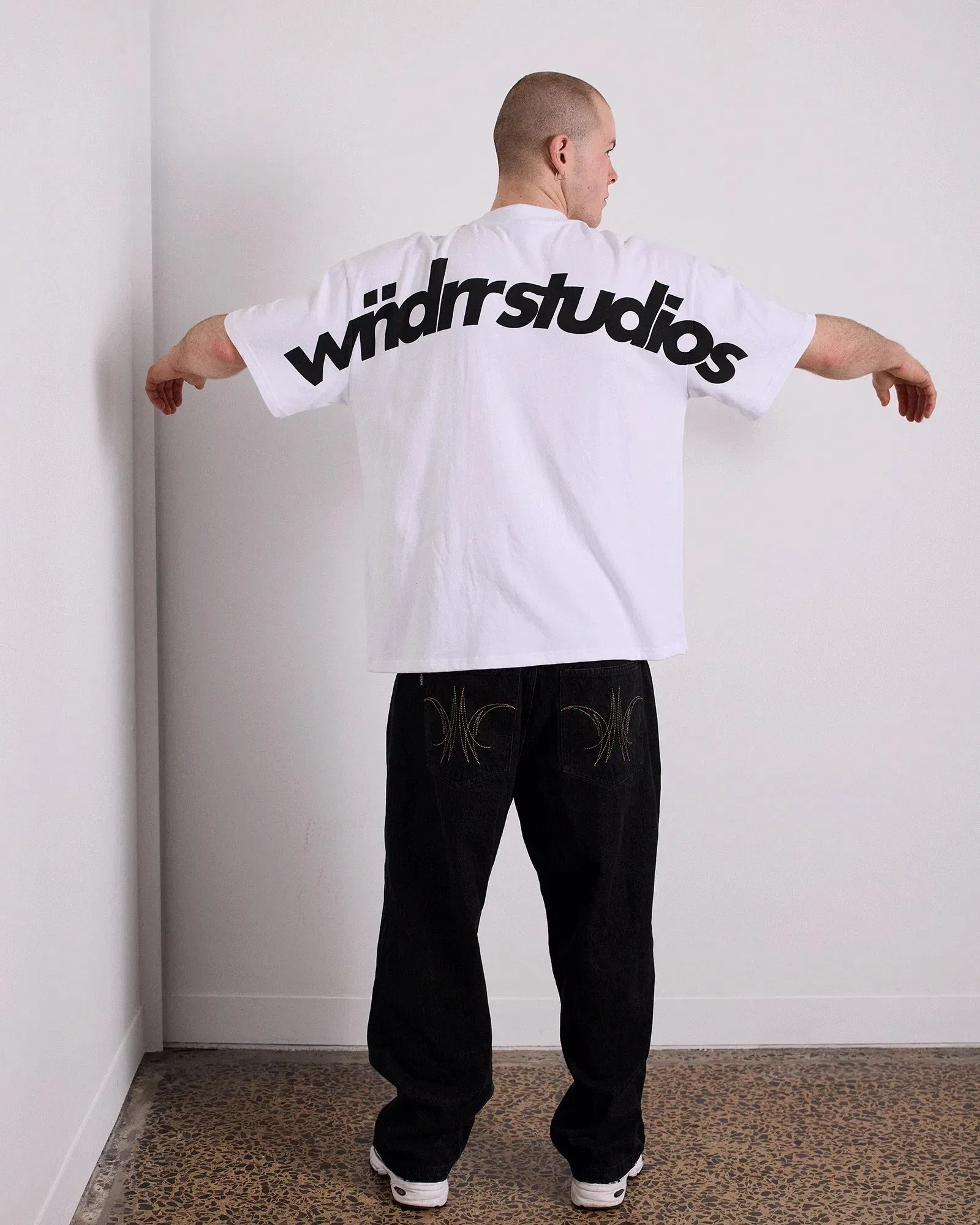 WNDRR Stxrhaus Heavy Weight Tee (White)