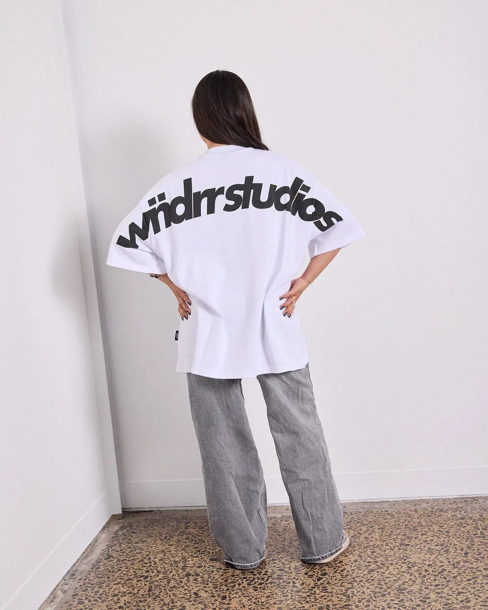 WNDRR Stxrhaus Heavy Weight Tee (White)