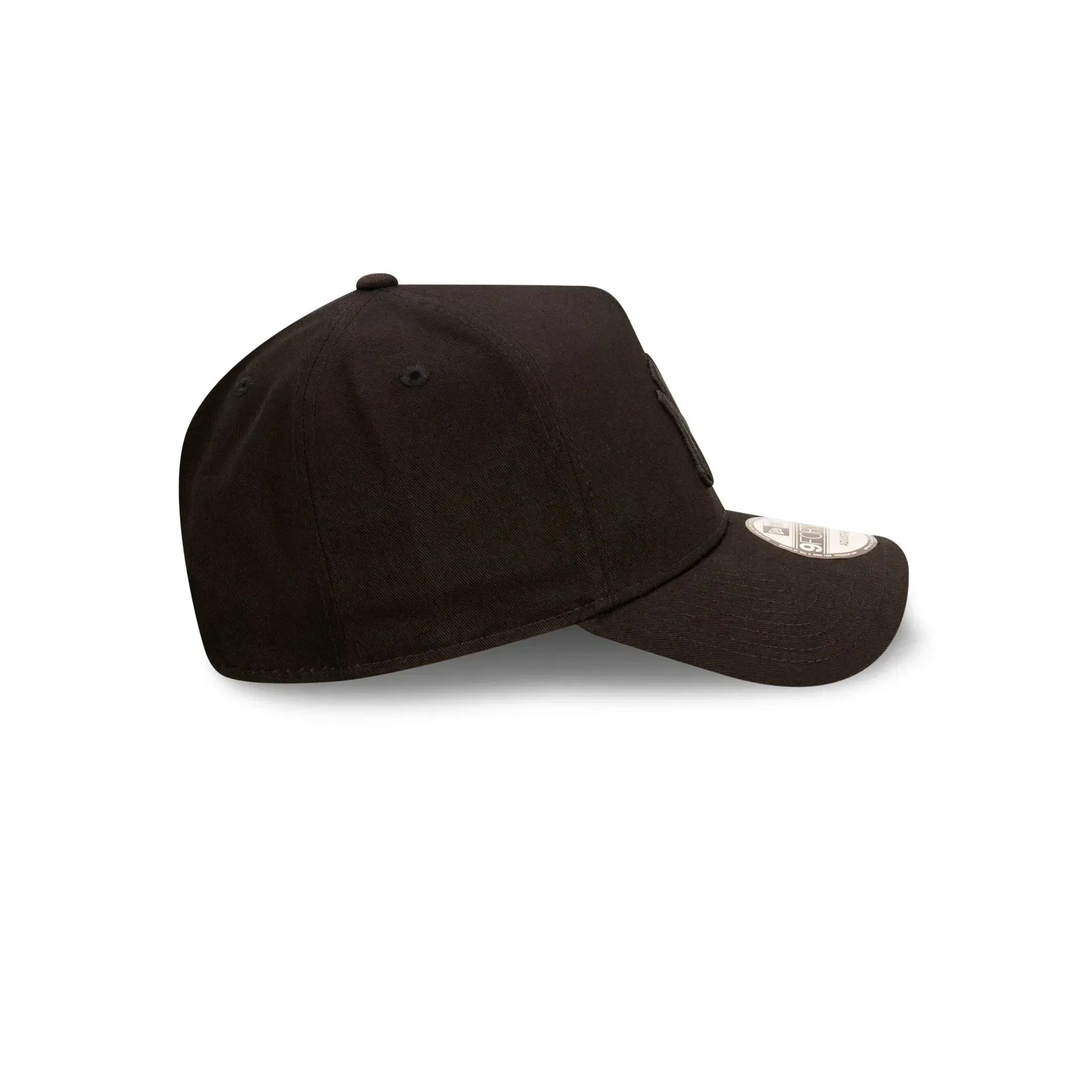 New Era N.Y Yankees 9Forty A-Frame SnapBack Cap (Black/Black)
