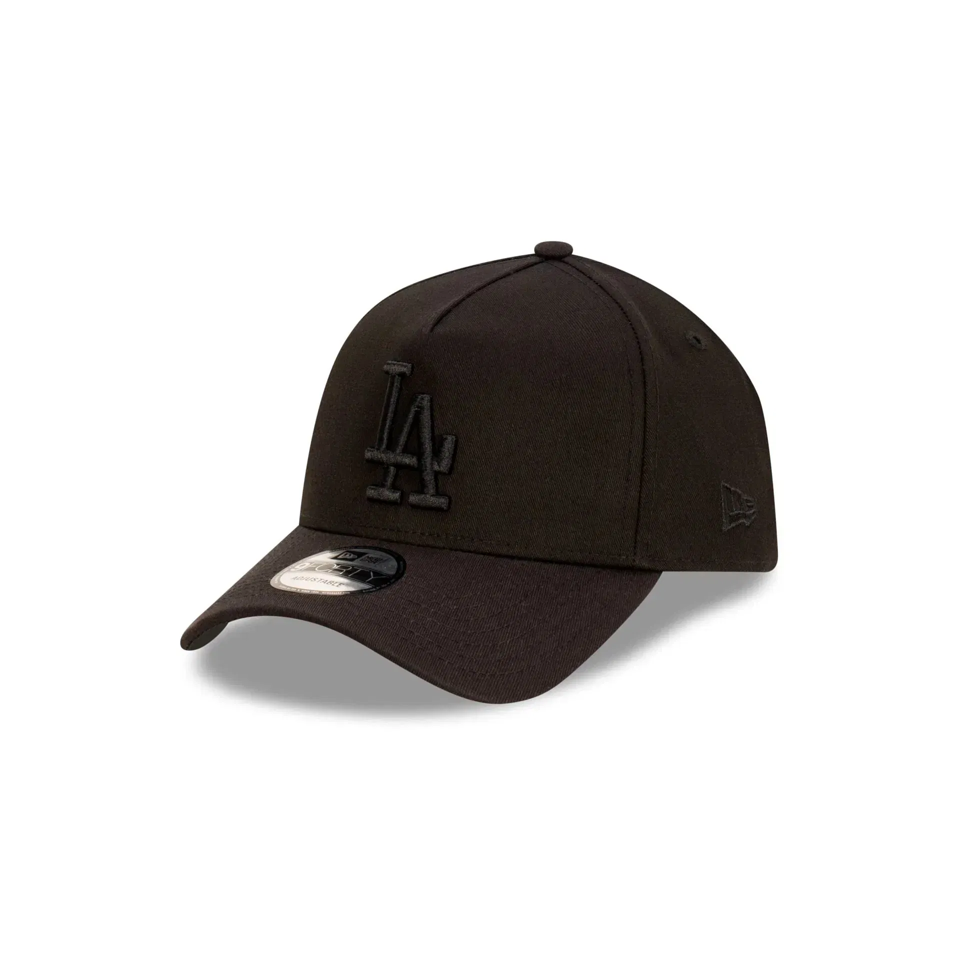 New Era L.A Dodgers 9Forty A-Frame SnapBack Cap (Black/Black)