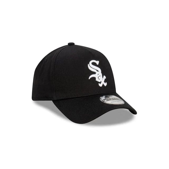 New Era Chicago White Sox 9Forty A-Frame SnapBack Cap (Black/White)