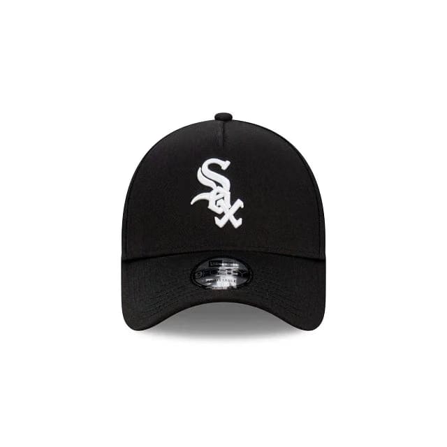 New Era Chicago White Sox 9Forty A-Frame SnapBack Cap (Black/White)