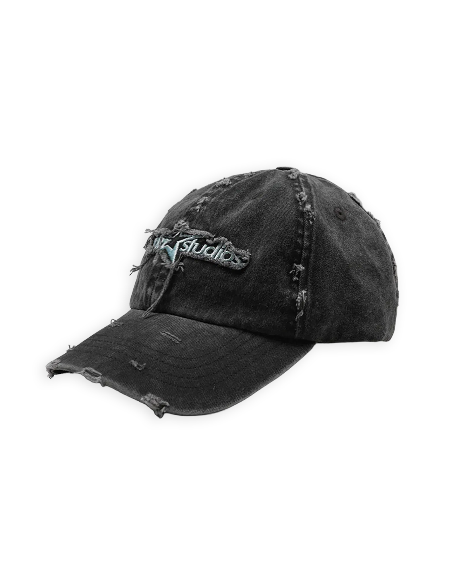 WNDRR Stxr Distressed Cap (Washed Black)