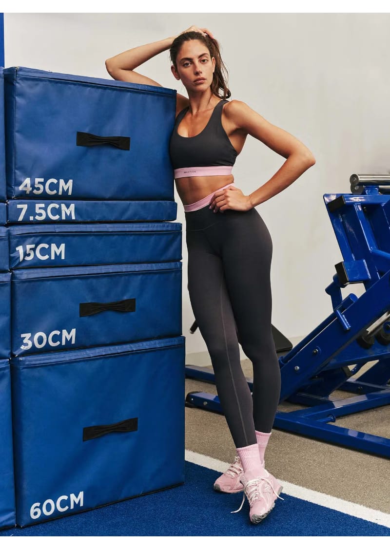 P.E Nation Reflect F/L Leggings (Marine Blue)