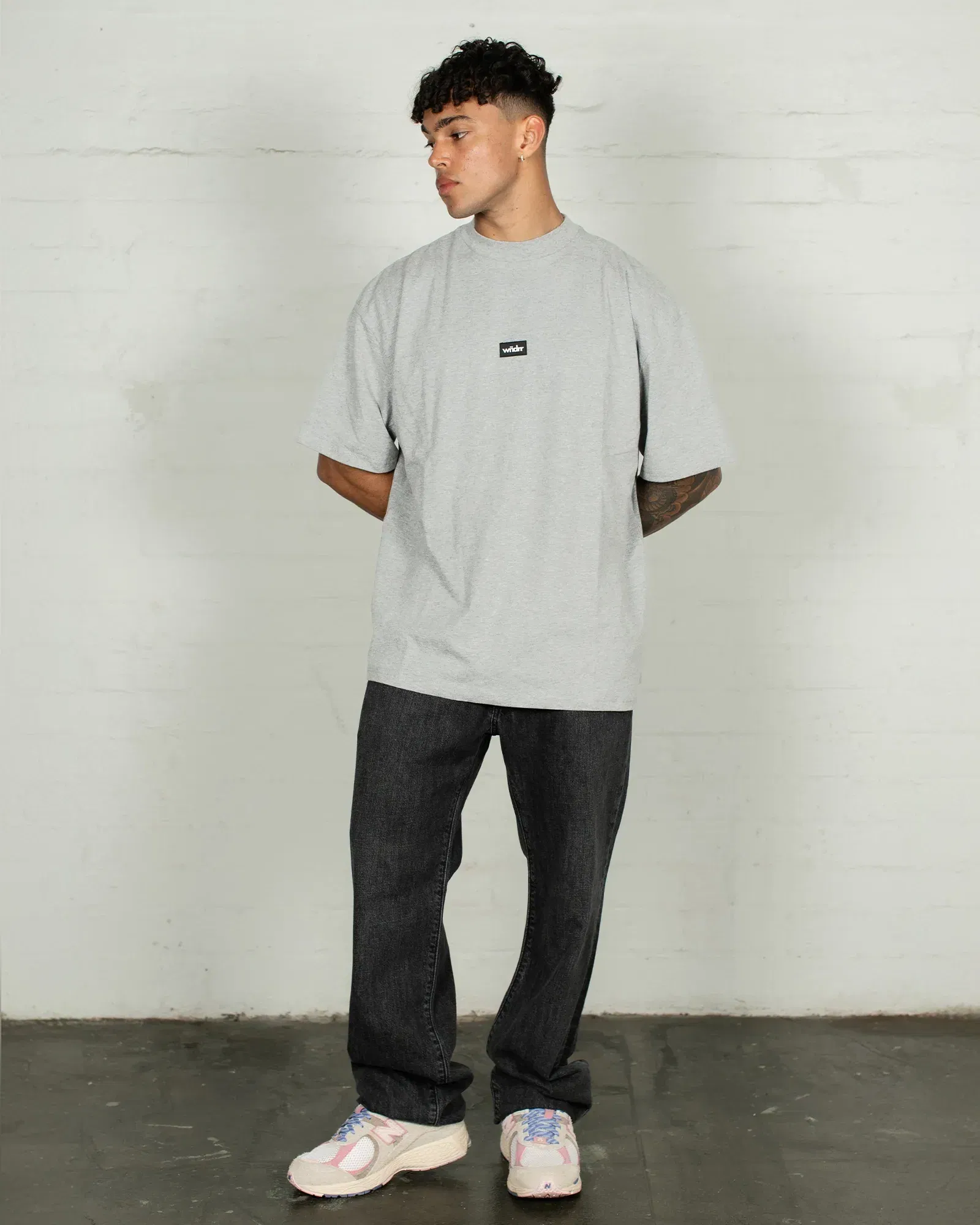 WNDRR Soho Club Tee (Grey Marle)