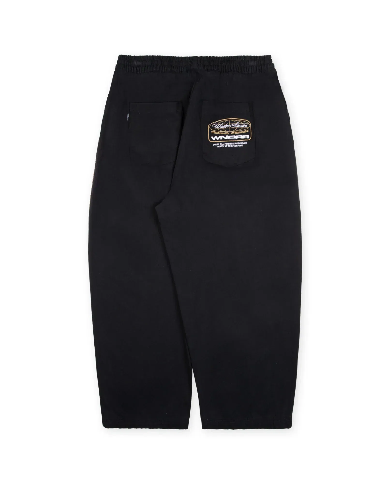 WNDRR Maison Pleated Pant (Black)