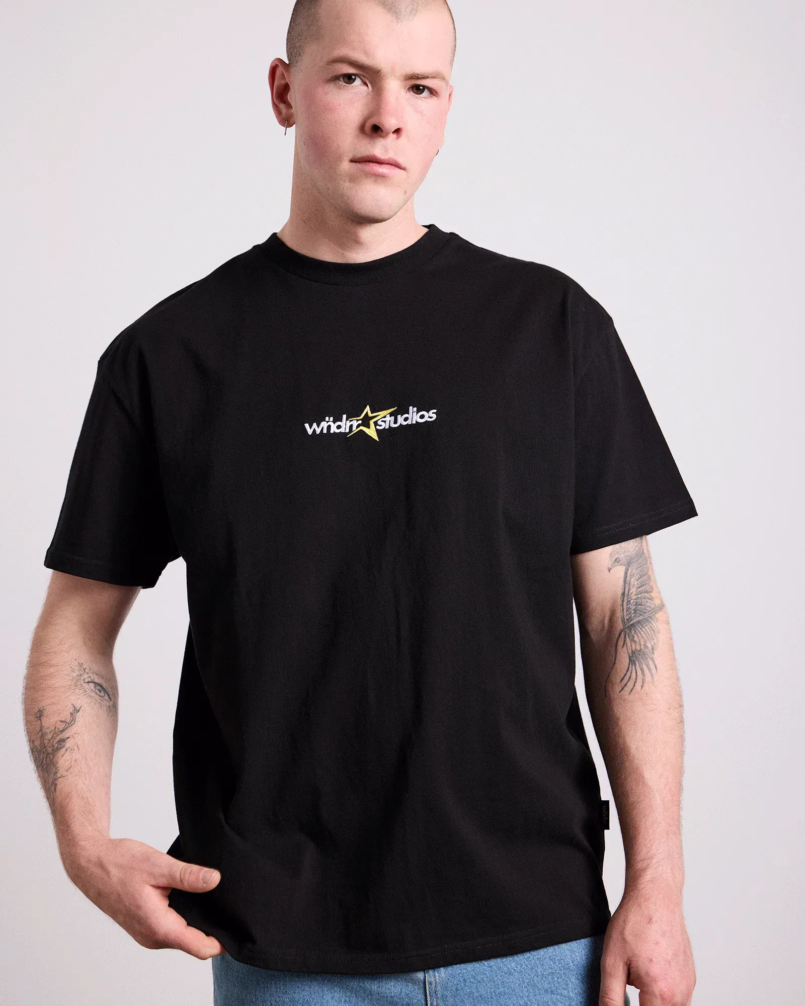 WNDRR Stxr Box Fit Tee (Black)