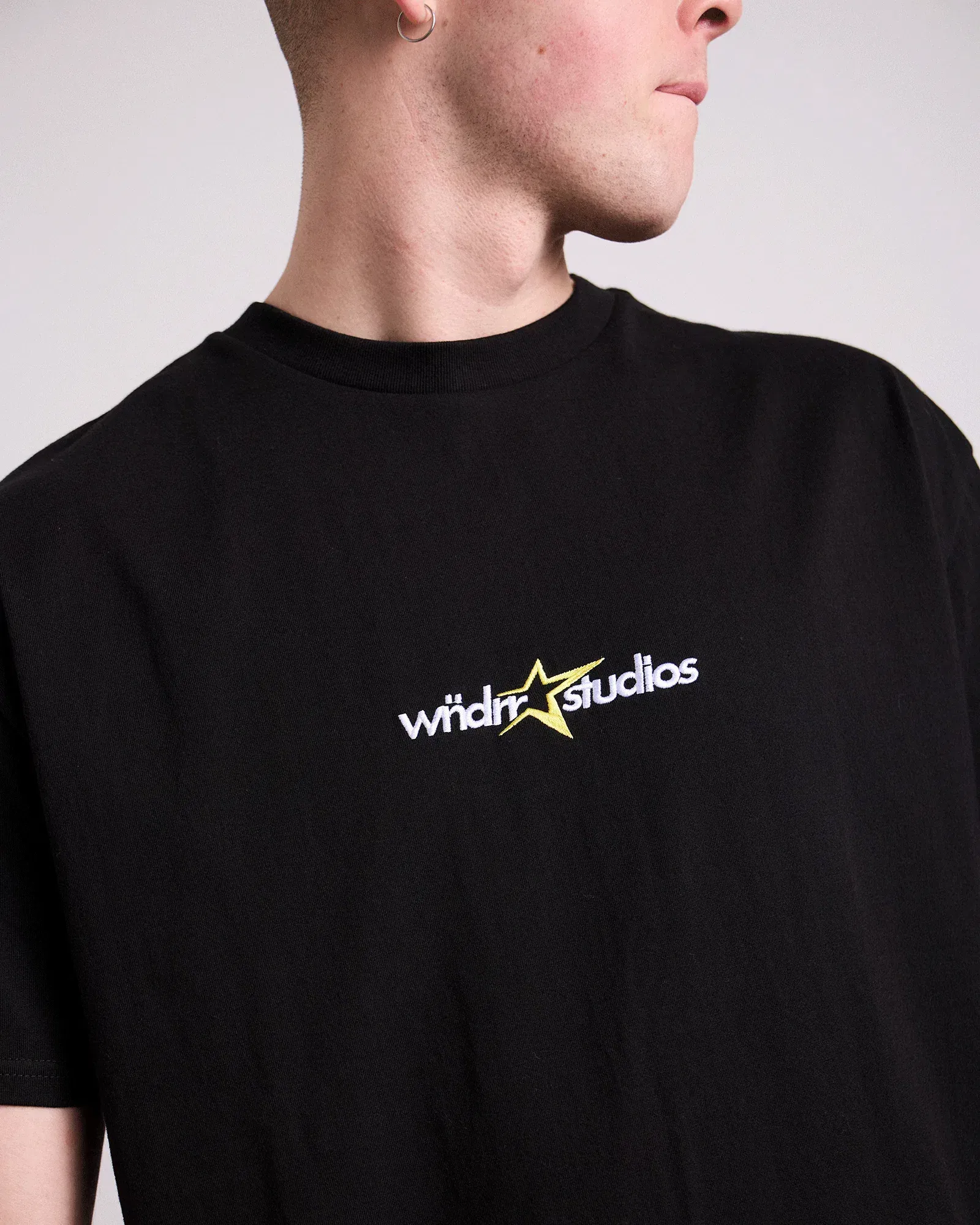 WNDRR Stxr Box Fit Tee (Black)