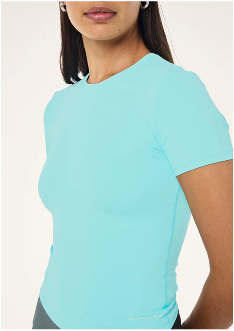 P.E Nation Foundation Short Sleeve Tee (Aqua)