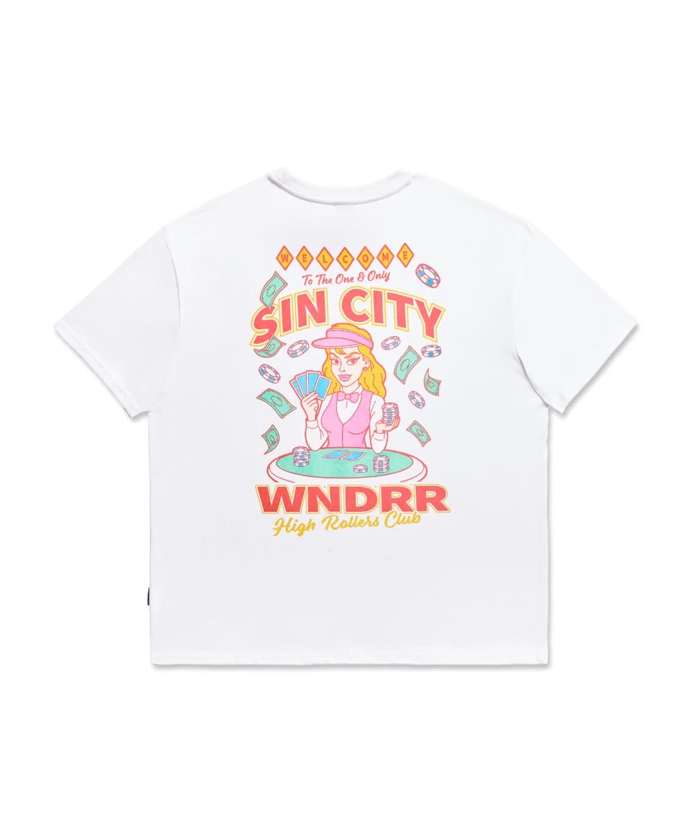 WNDRR Sin City Box Fit Tee (White)
