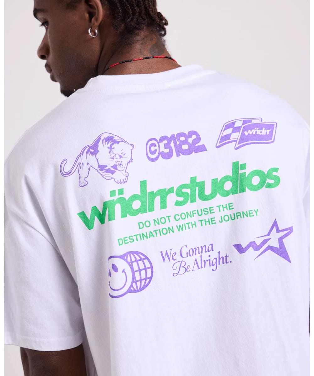 WNDRR Oversteer Box Fit Tee (White)