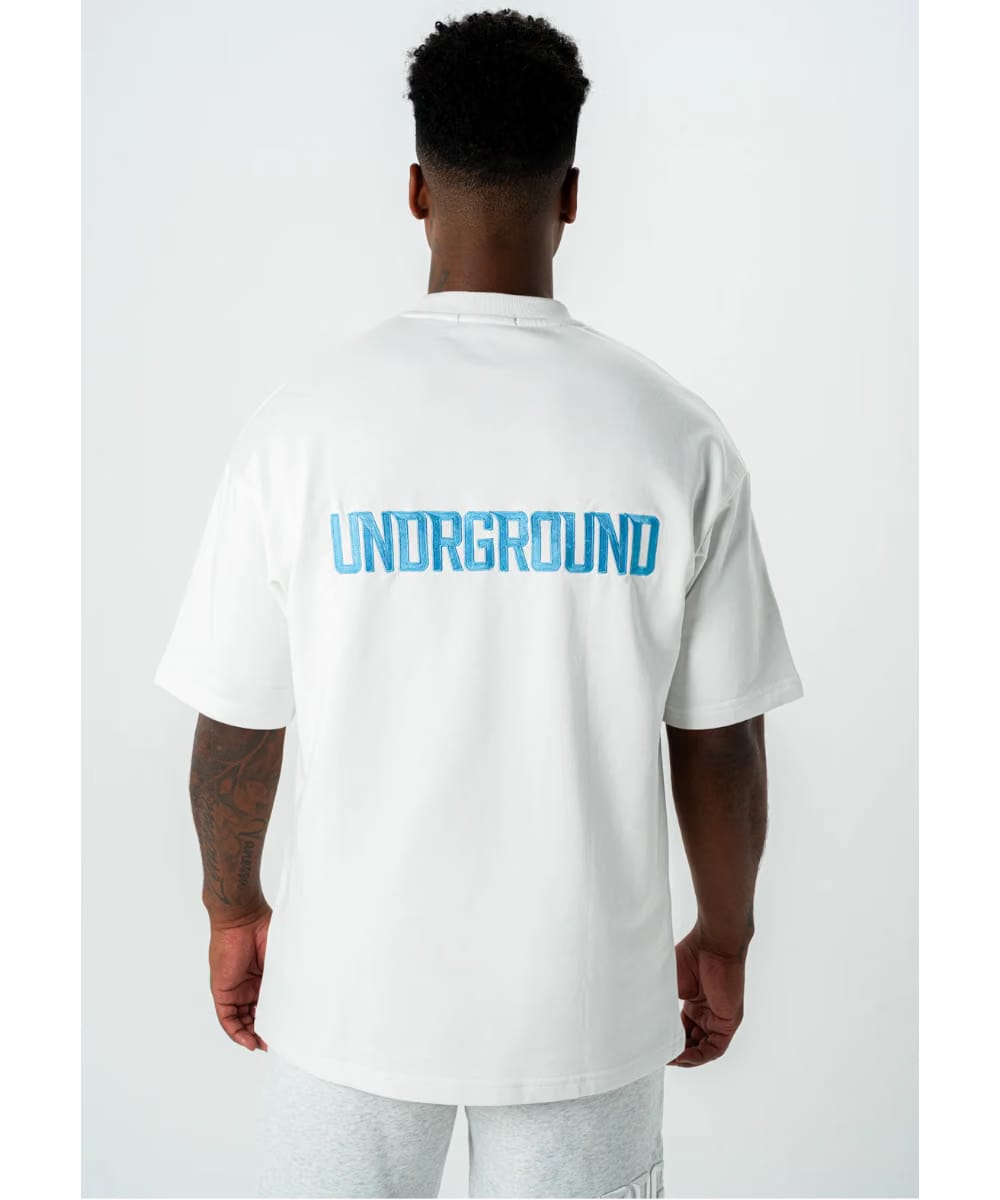 UNDRGROUND Empire Street Tee (White/Blue)