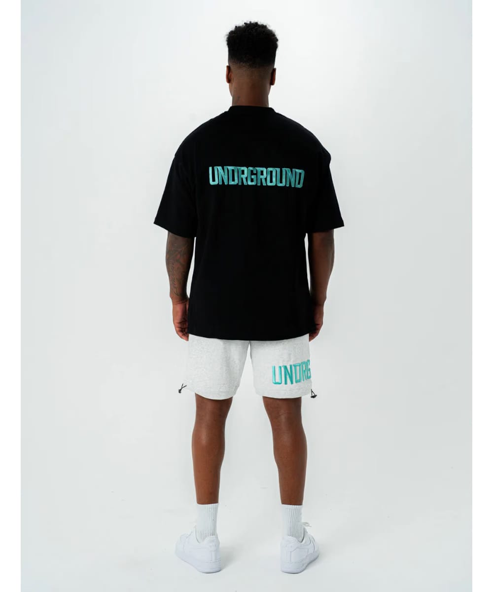 UNDRGROUND Empire Street Tee (Black/Tiffany)