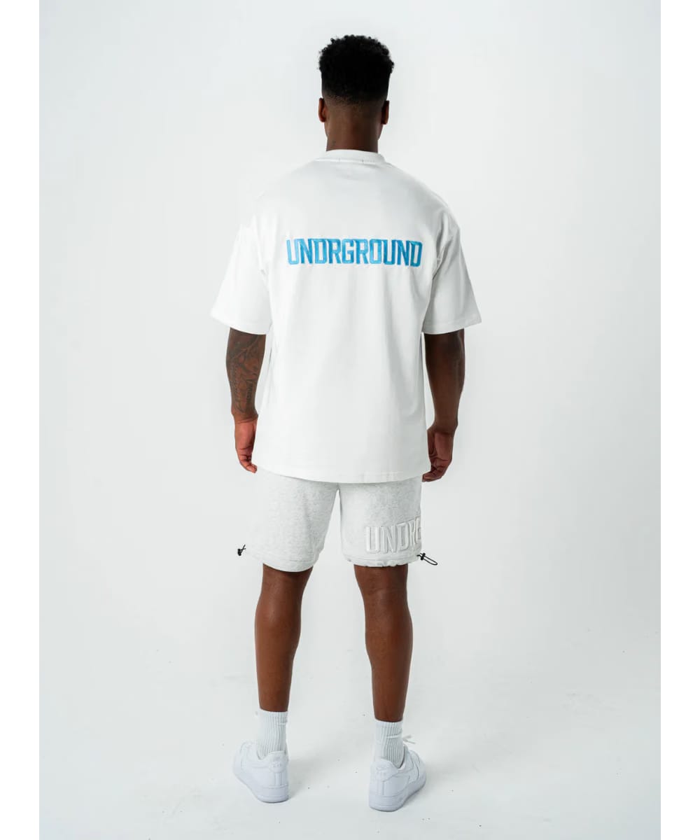 UNDRGROUND Empire Street Shorts (Grey/White)
