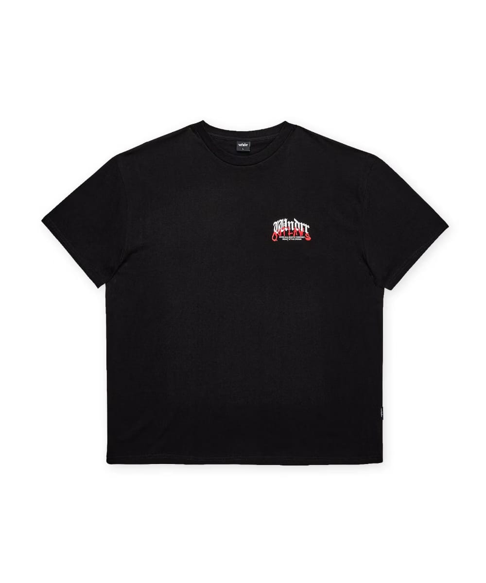 WNDRR Renegade Box Fit Tee (Black)