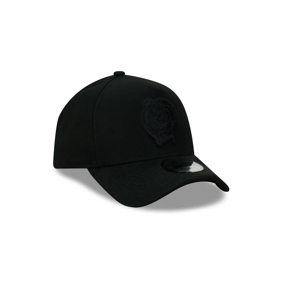 New Era Boston Celtics 9Forty A-Frame Cap (Black/Black)