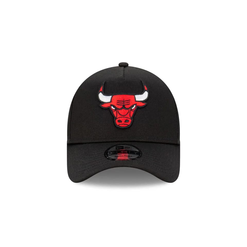 New Era Chicago Bulls 9Forty A-Frame Cap (Black)