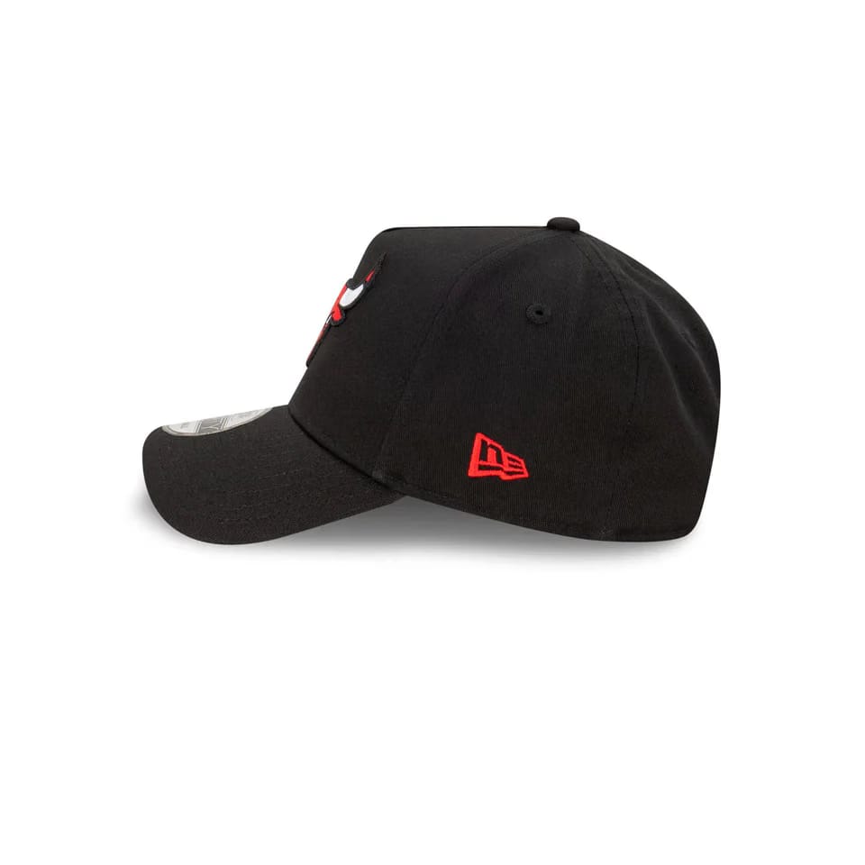 New Era Chicago Bulls 9Forty A-Frame Cap (Black)