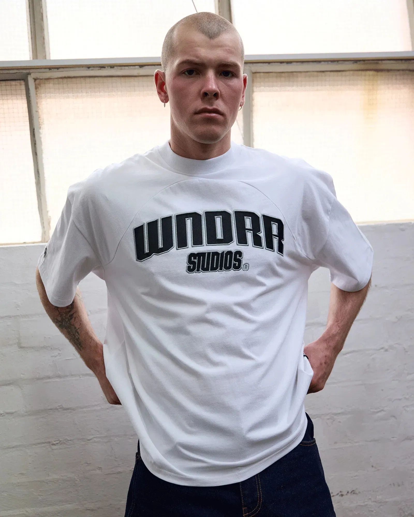 WNDRR Limitz Panel Club Tee (White)
