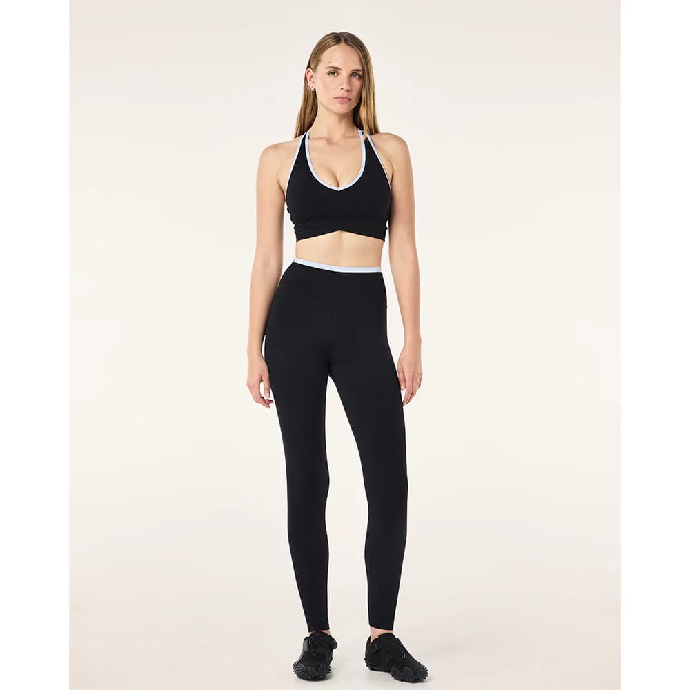 P.E Nation PE NATION Vita Leggings (Black/ Heather Blue)