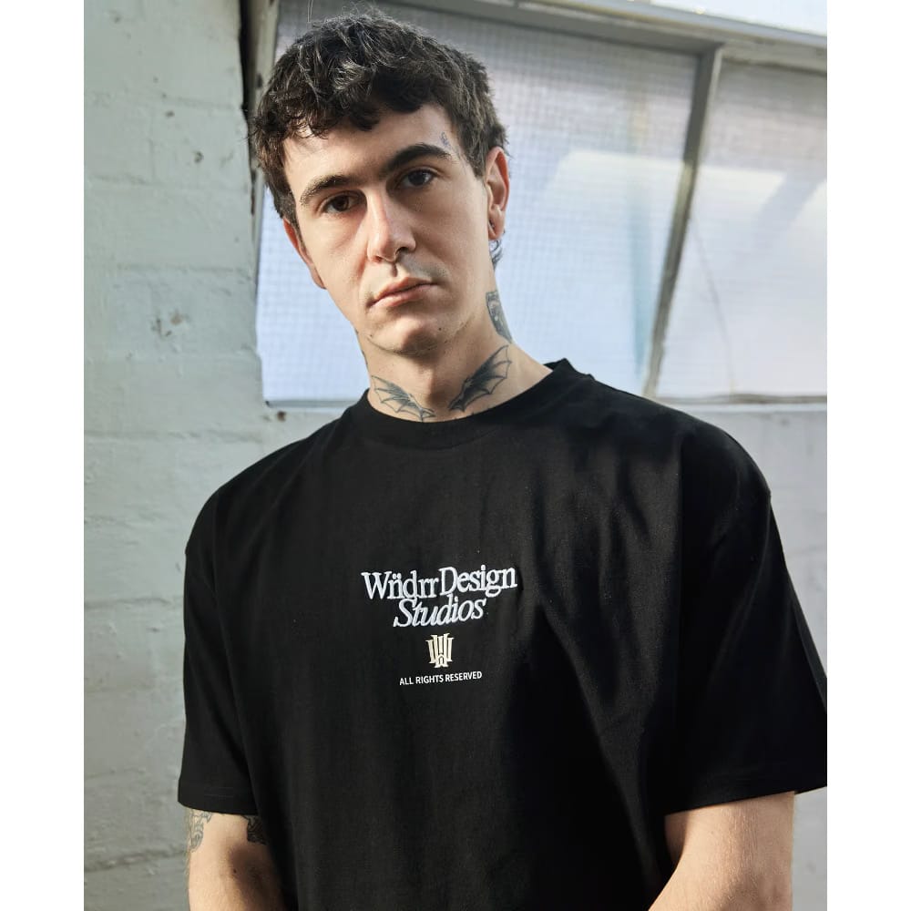 WNDRR Atelier Box Fit Tee (Black)