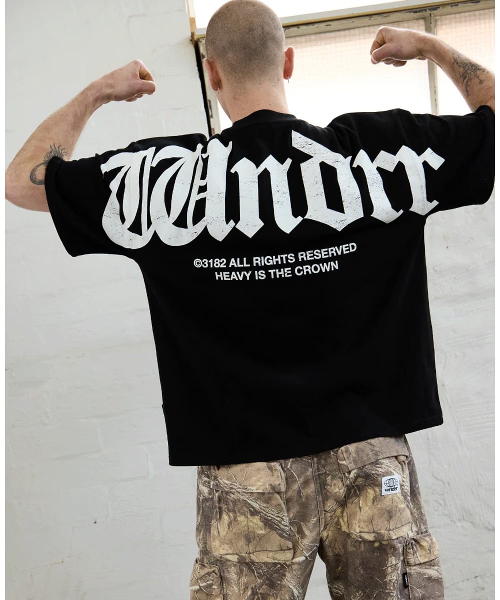 WNDRR Revival Heavy Weight Tee (Black)