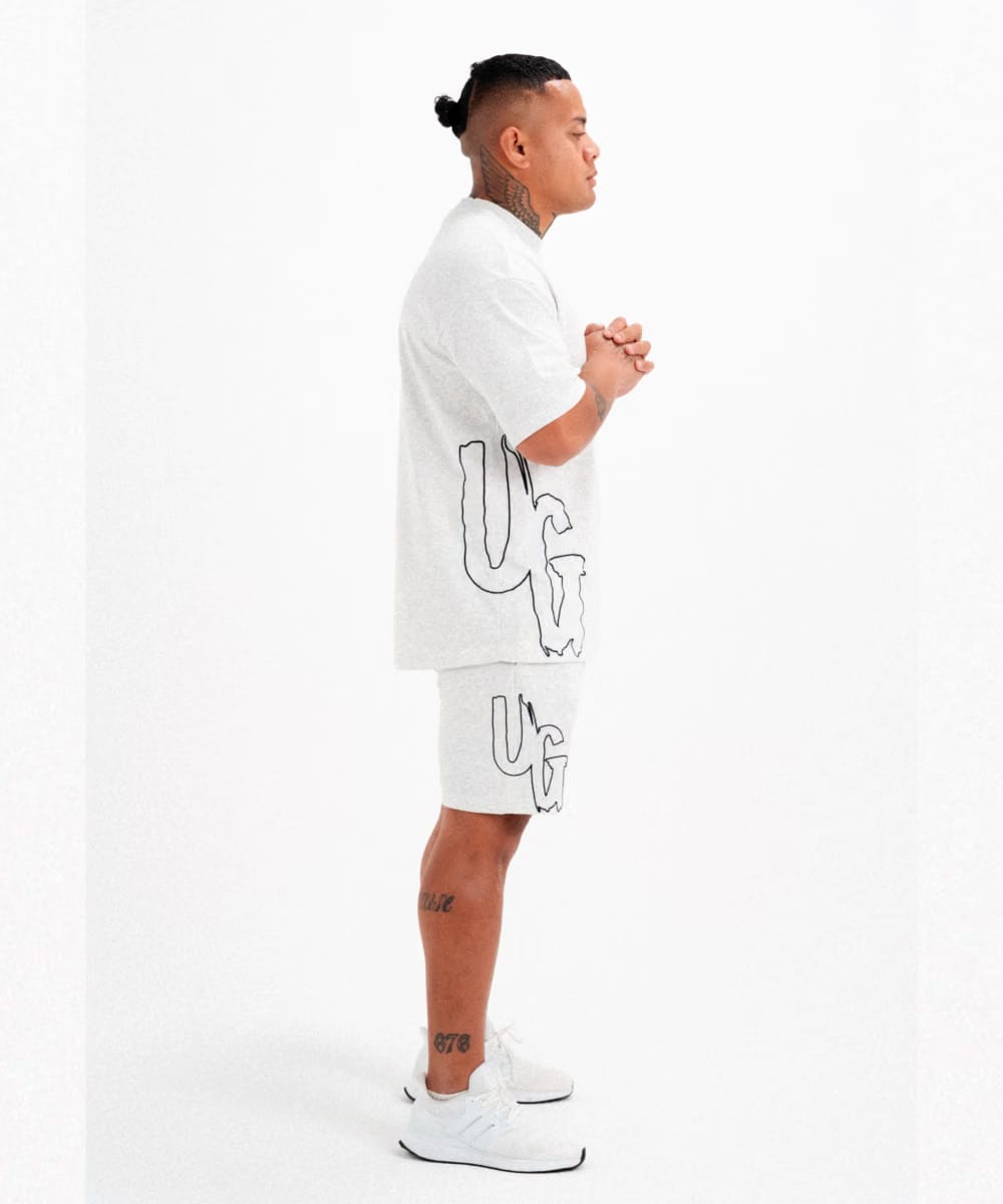UNDRGROUND Omerta Tee (White Marl)