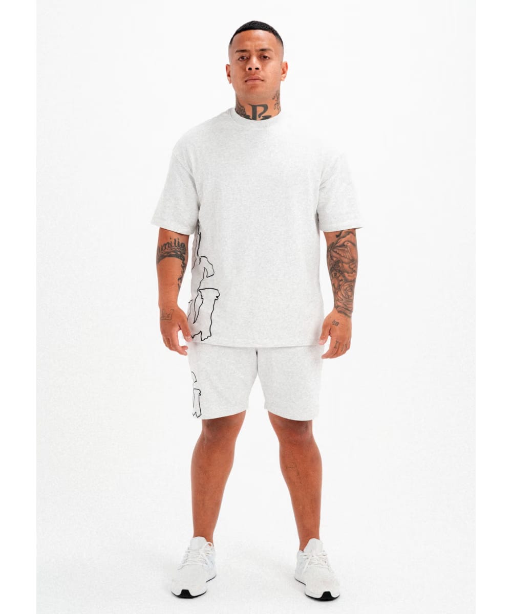 UNDRGROUND Omerta Tee (White Marl)