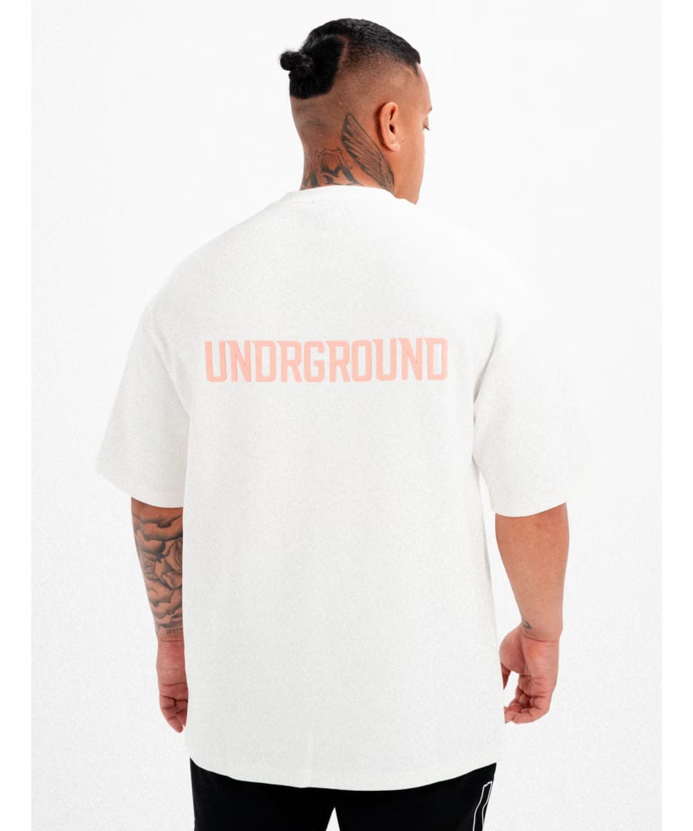 UNDRGROUND Origin Tee (White/Rose)