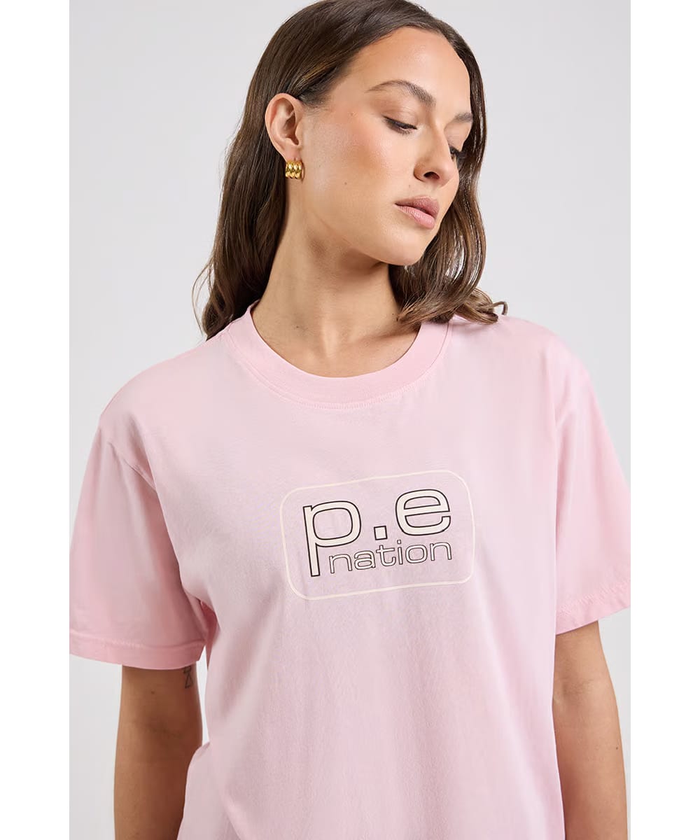 P.E Nation Flux Tee (Chalk Pink)