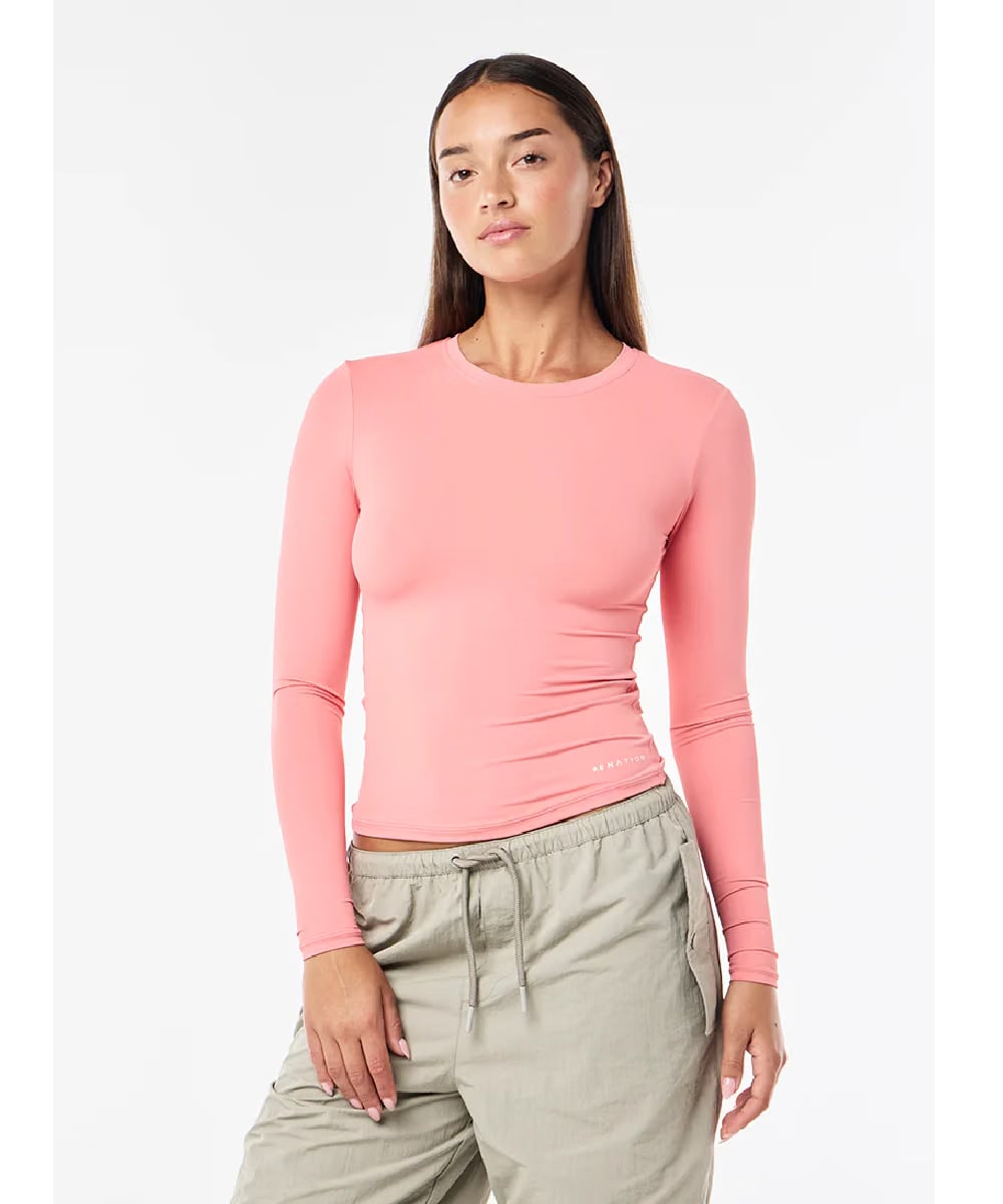 P.E Nation Foundation LS Top (Chalk Pink)