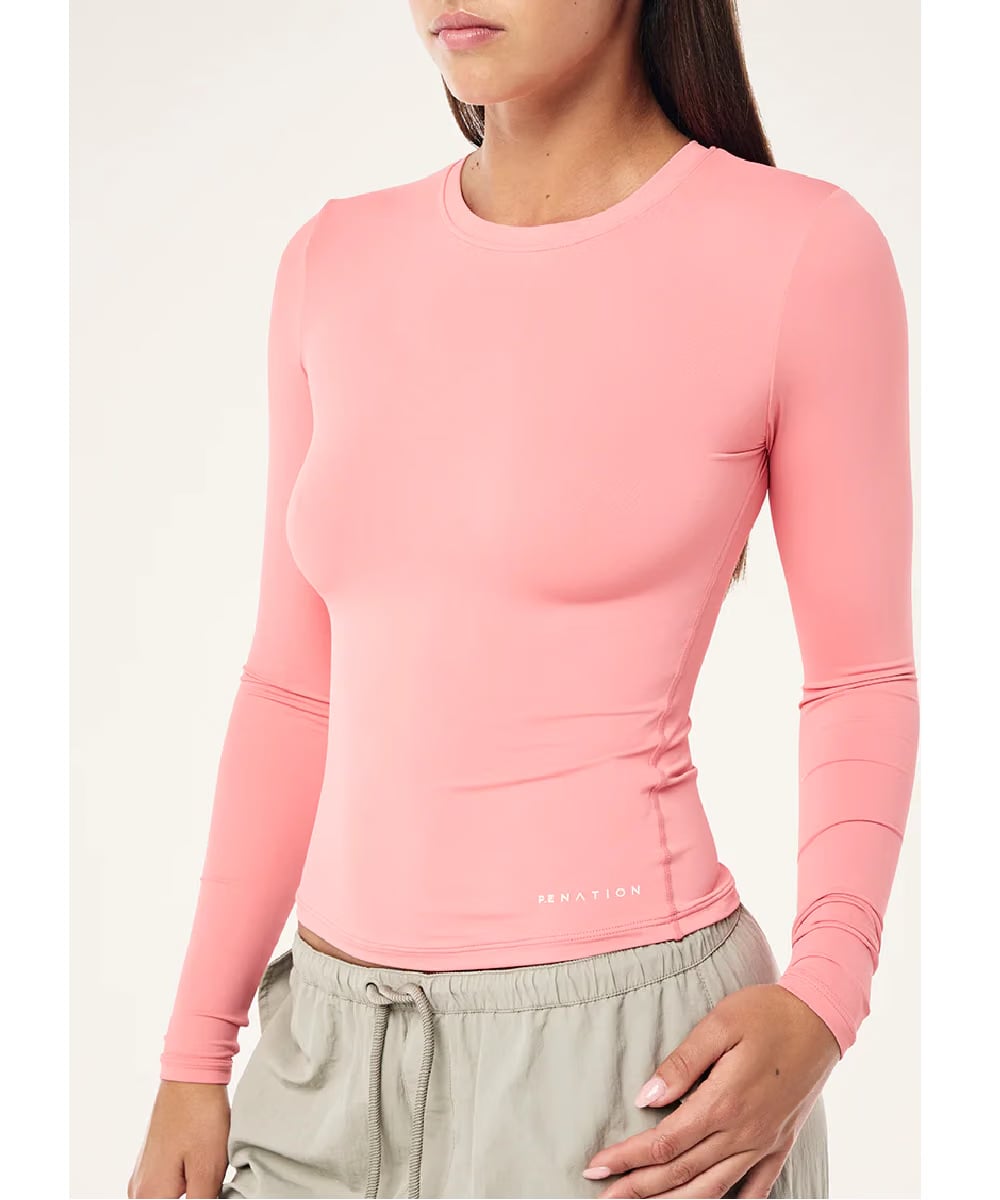 P.E Nation Foundation LS Top (Chalk Pink)