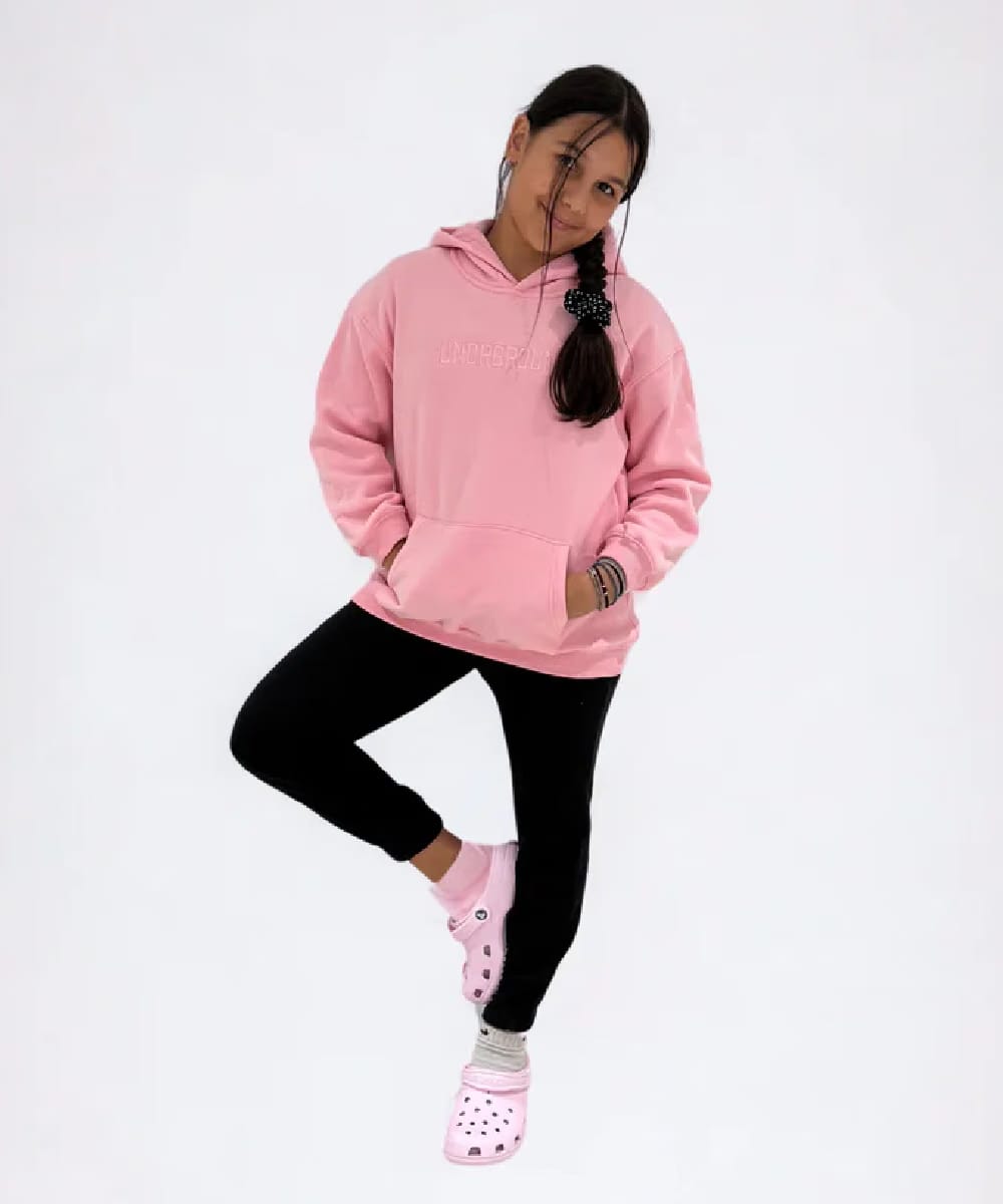 UNDRGROUND Kids Moving In Silence Hoodie (Pink)