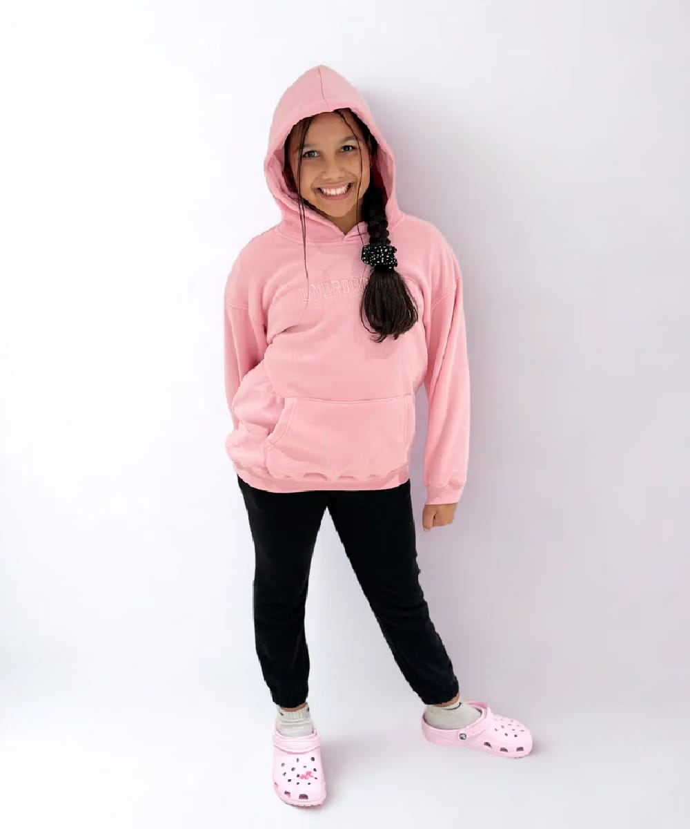 UNDRGROUND Kids Moving In Silence Hoodie (Pink)