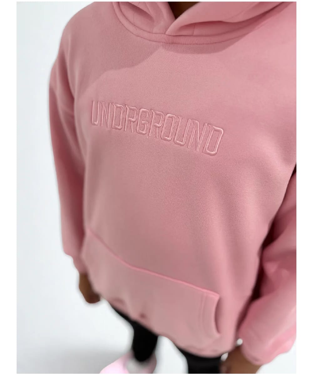 UNDRGROUND Kids Moving In Silence Hoodie (Pink)